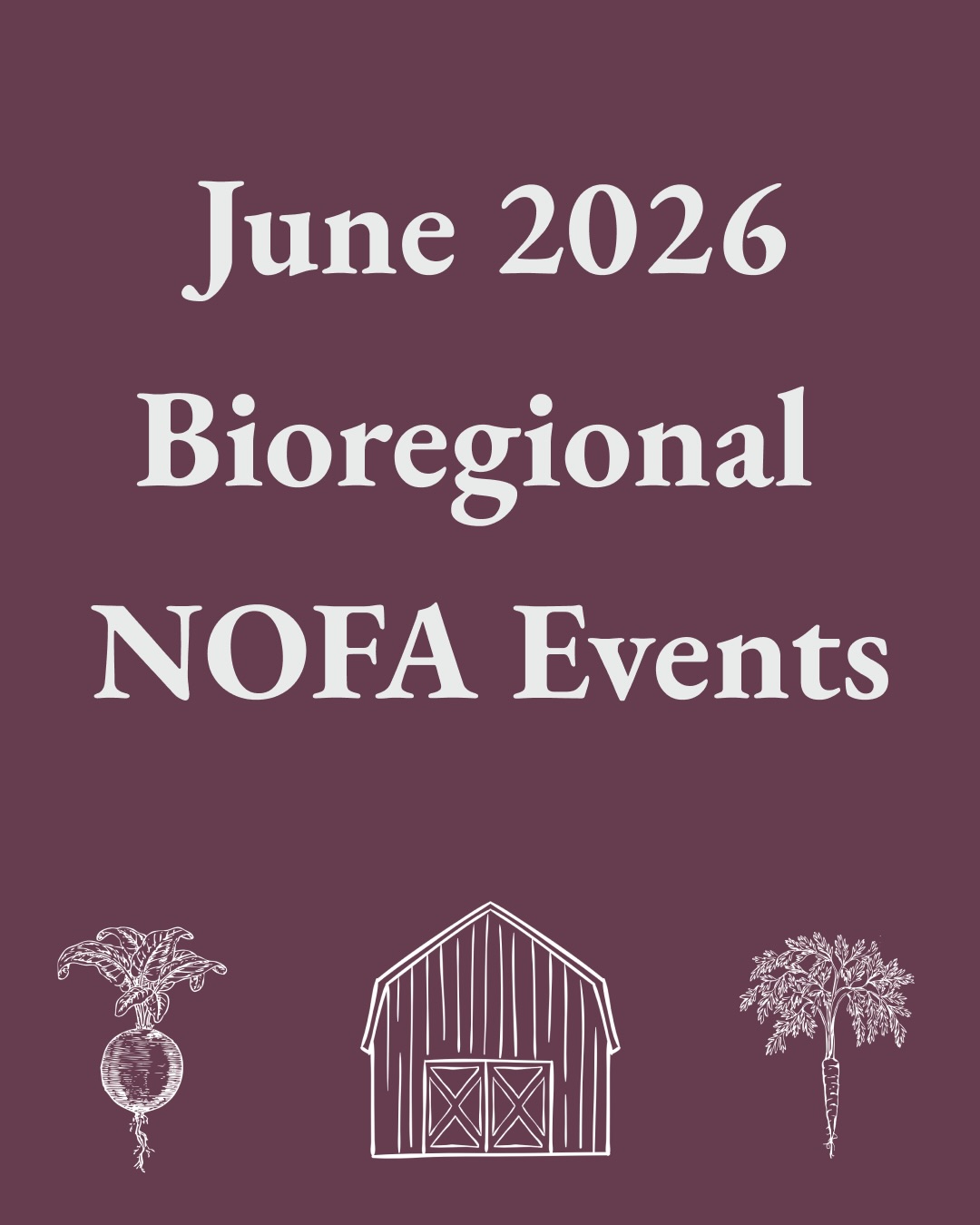 ☀️Who is ready for June events?? We are so excited for these next few weeks of NOFA gatherings throughout the Northeast Bioregion!
🗓️If you want to learn additional details about a specific event, visit the website of that local NOFA state chapter!
🌱See you in the soil!
🌿 Local Chapters 🌿
New York: @nofanewyork
Vermont: @nofavermont
Massachusetts: @nofamass
Connecticut: @ctnofa
New Jersey: @nofanj
Rhode Island: @nofa_ri
New Hampshire: @nofanewhampshire
.
.
.
#NOFA #OrganicFarming #RegenerativeAgriculture #Farming #Organic