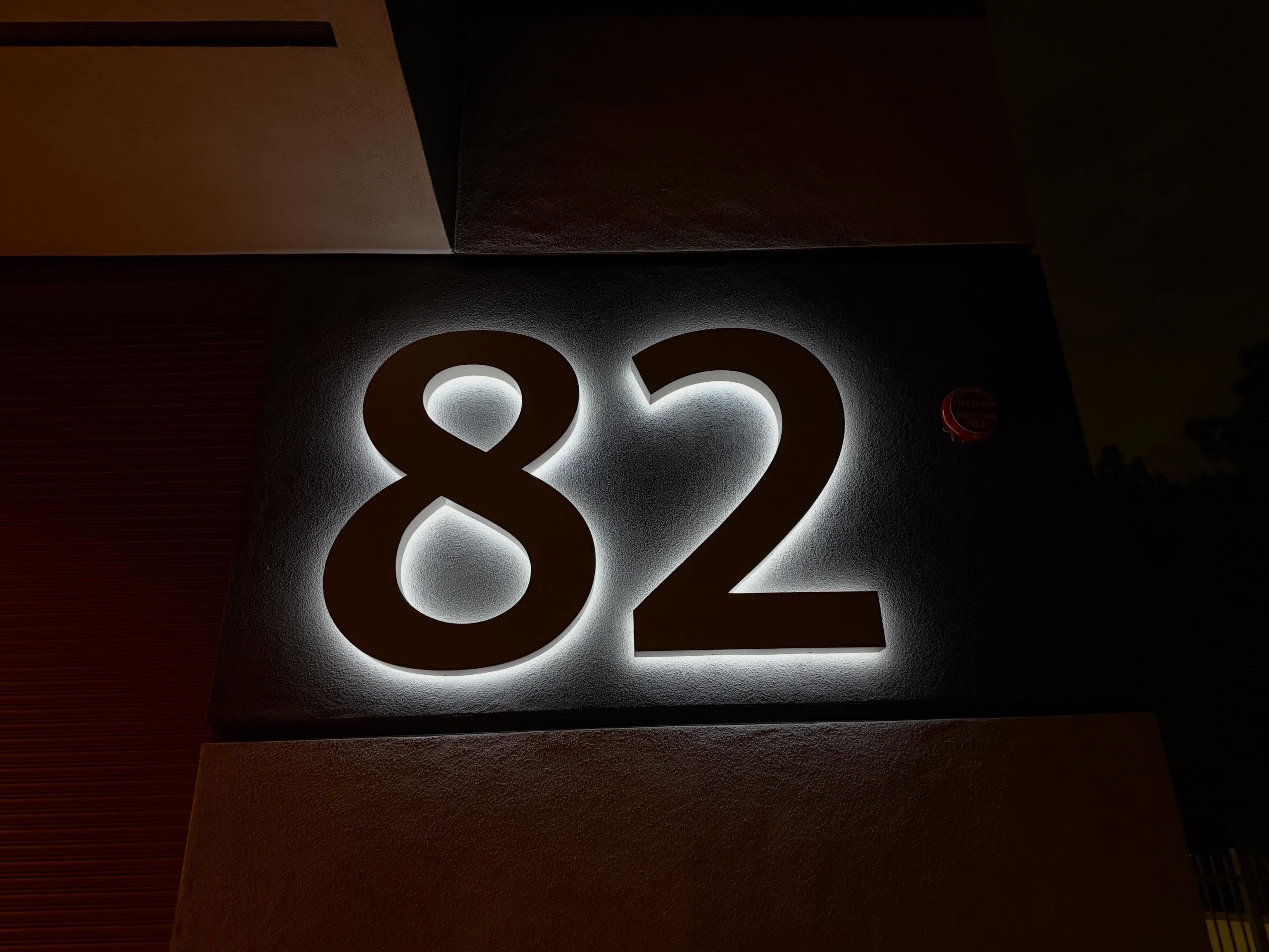 A fresh clean set of illuminated reverse channel letters for Riverside County fire station 82 for @vincorinc a few months back 🚒🧯🧑🚒