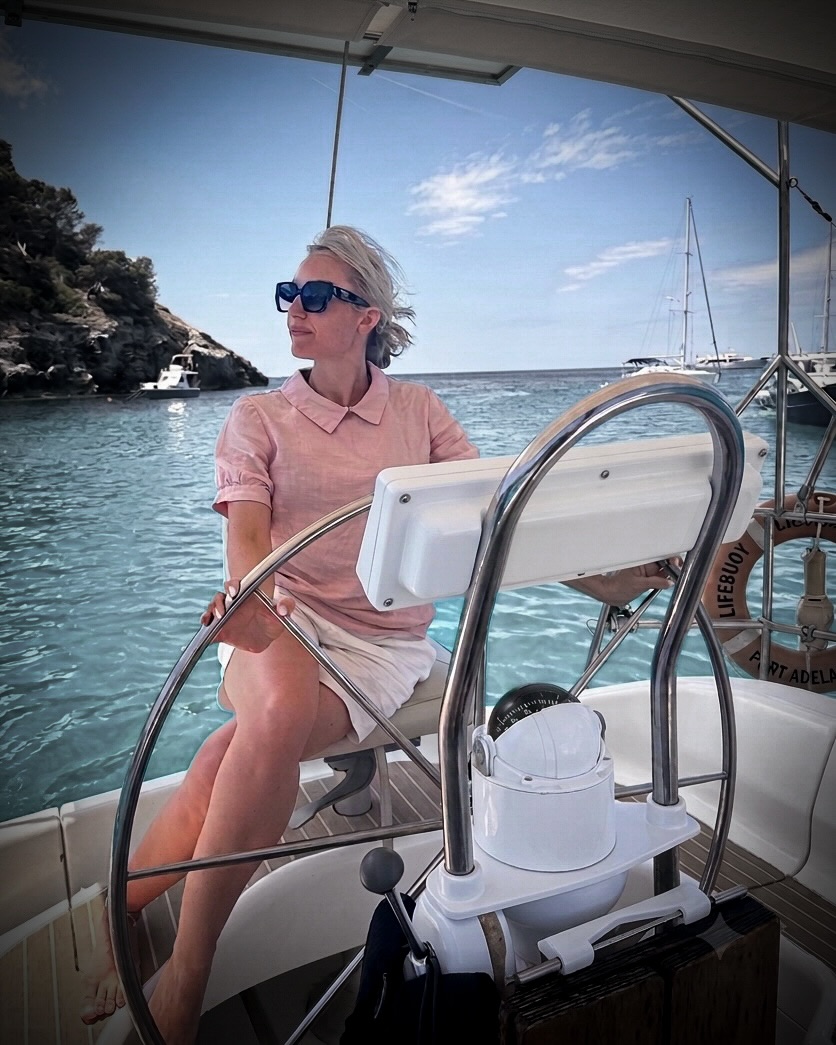 Menorca’s most beautiful coves can only be reached by boat ⚓️
One of the highlights of our trip was chartering a private sailing boat for the day and exploring the coastline around Cala Galdana from the water. We spent hours discovering hidden coves, swimming in crystal-clear water, snorkelling among the rocks and taking the paddle board out 🤍
Midway through the day, we anchored in a secluded bay for aperitifs and tapas while soaking up the views and slowing down together for precious family time.
Being out on the water always makes me feel so calm and helps me switch off from the business of the world, it’s so therapeutic. A day enjoying the turquoise water, hidden beaches, sea breeze and sunshine and nowhere to be except right there in the moment 🤍
👗For a day spent under the Mediterranean sun, linen is always my first choice. My shirt and top are both from @sauthsofficial whose beautifully crafted linen pieces are designed with natural fibres that feel light, breathable and effortlessly elegant. I forever reach for timeless pieces like this when travelling somewhere warm.
📍 Cala Galdana, Menorca
*outfit gifted