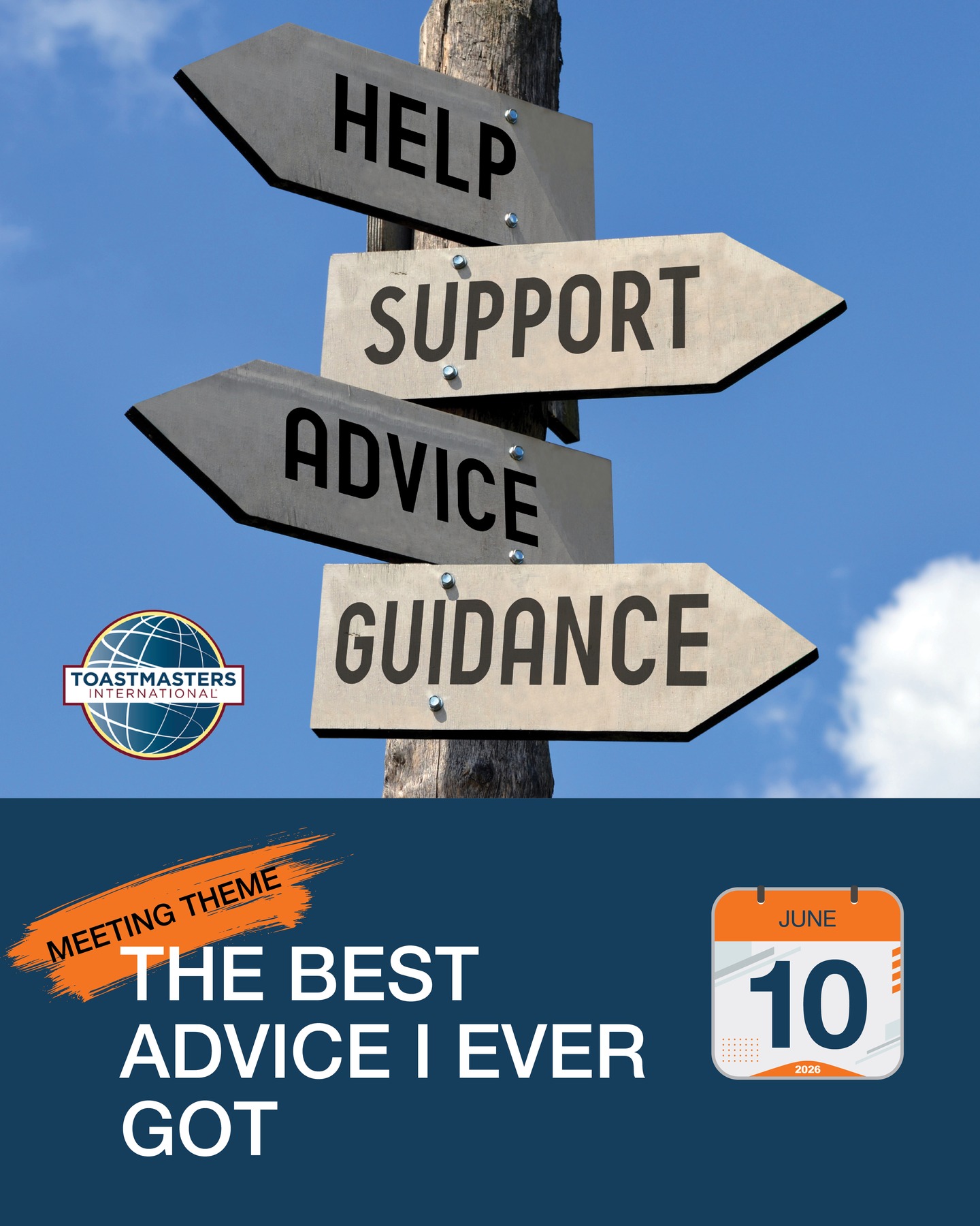 What’s the best advice you ever got?
The kind that changed your thinking.
The kind that stayed with you.
The kind you didn’t understand until years later.
This week’s Unicorn Tribe Toastmasters theme is:
The Best Advice I Ever Got
Join us for an inspiring evening of speeches, impromptu speaking, feedback, and connection.
Wednesday, June 10
7:00–9:00 pm PT
Online via Zoom
Guests welcome.
www.unicorntribetoastmasters.ca
unicorntribetoastmasters@gmail.com
#Toastmasters #PublicSpeaking #Confidence #Leadership #CommunicationSkills #PersonalGrowth #UnicornTribeToastmasters #SpeakWithConfidence