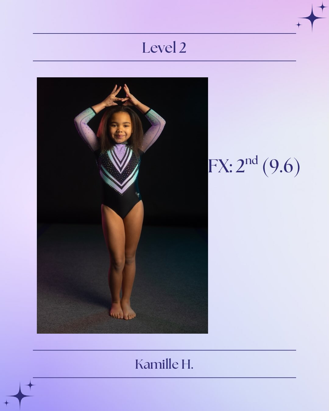 ☀️Nationals☀️
-
We want to give a BIG shout-out to our podium princesses at the @nationalgymnastics_nga National Championships this weekend!
Level 2:
Kamille H, Nevaeh K, Aurora P.
Level 3:
Reine T, Claire K, Henley W.
Gold:
Abby K.
Level 8:
Karrigan P.
We are so, SO proud of everyone! That’s a wrap on the 2025-2026 competitive season! #PlatinumPride 💜🩵