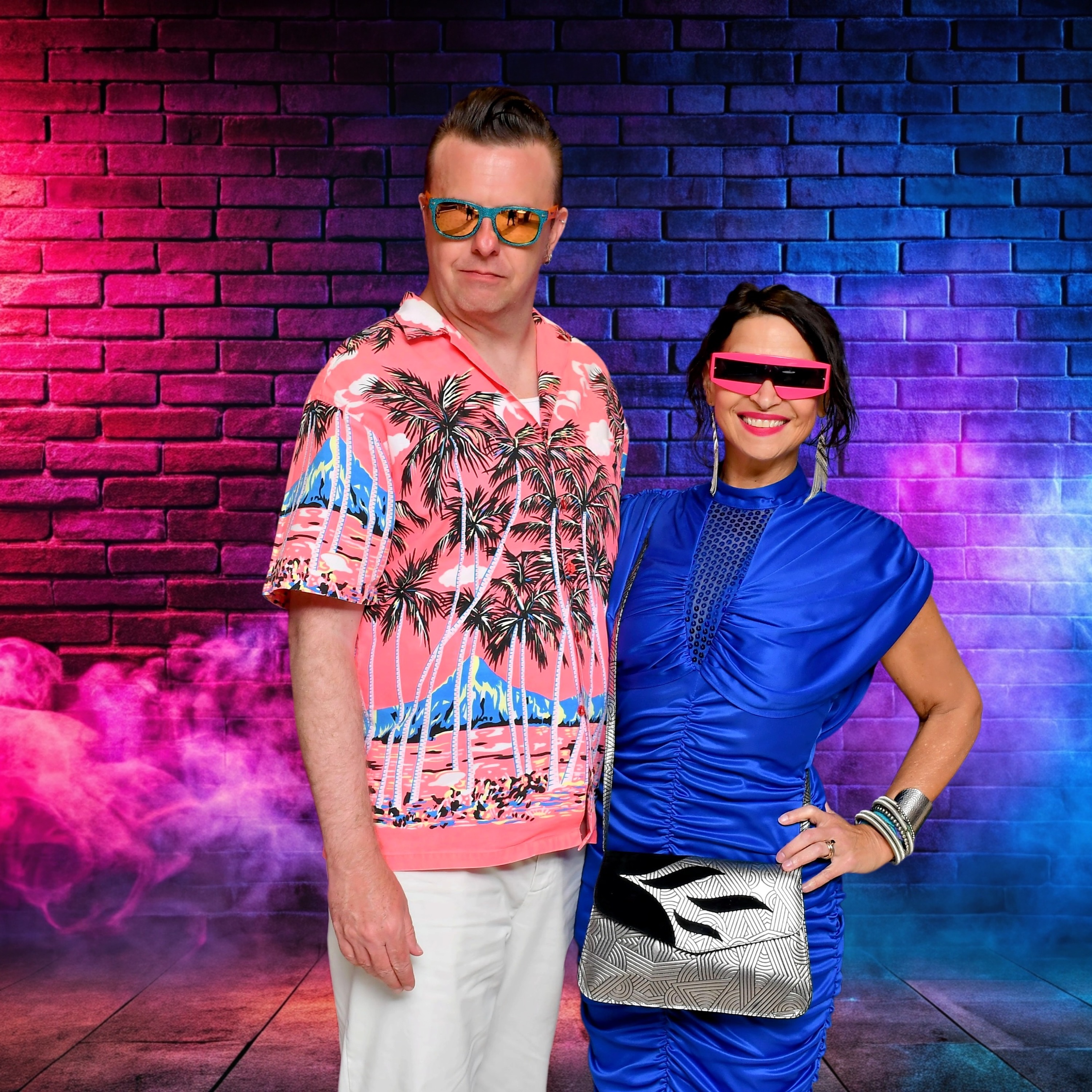Went on a cruise. There was an 80s night.