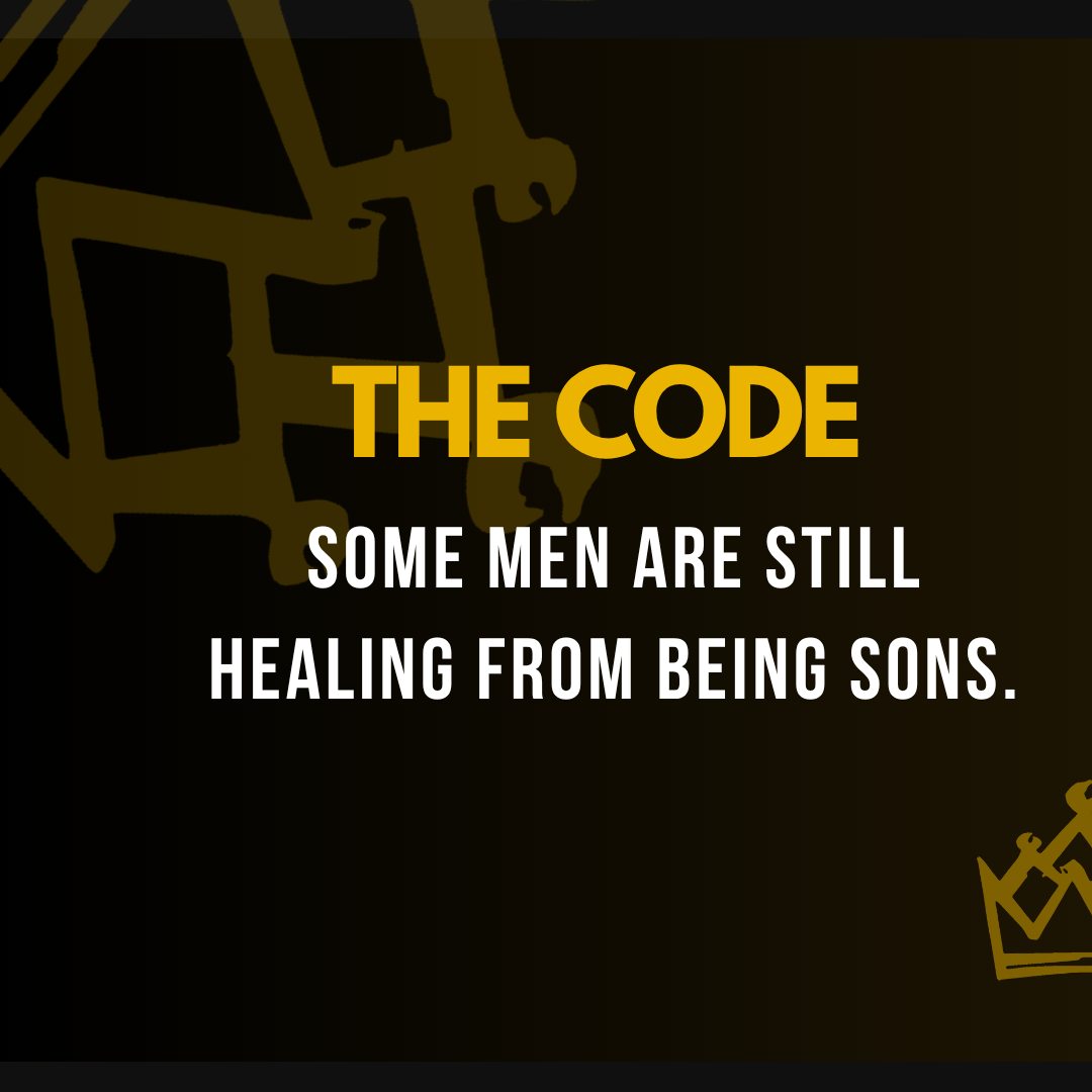 Some men become grown while still carrying questions from childhood. Healing does not make a man weak. It gives him the chance to lead without bleeding on the people who need him.
Visit kingmebrand.com.
#KingMeBrand #KingMe #TheCode #Manhood #Fatherhood #TheCode #Discipline #Legacy #KingMeMovement #CrownCulture #CrownedMindset #WearTheStandard#KingMentality #CrownYourself #BuiltLikeAKing #KingInProgress. #DisciplineCulture #StandardsOverMood #GovernYourself #IntentionalManhood #StructuredManhood #MenWithStandards #HealthyMasculinity #BrotherhoodCulture #MenBuildingMen #GenerationalDiscipline.