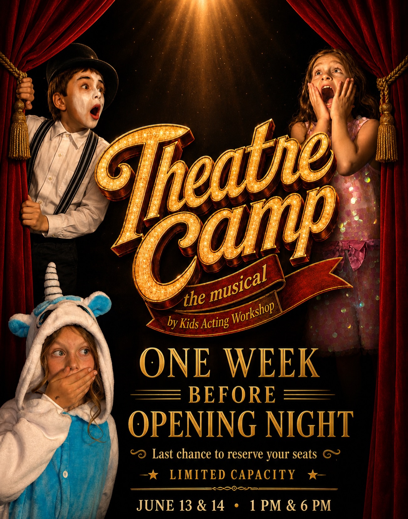 One Week Before Opening Night! 🤪