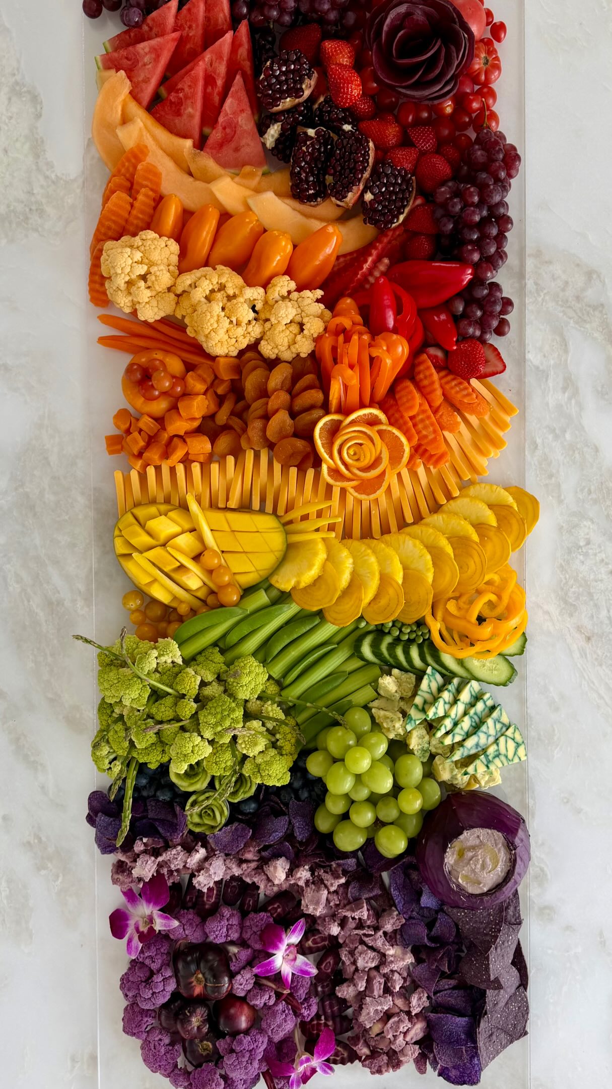 ๐โจ A rainbow you can actually eat!
This Pride Month, we brought the colors to the table with a vibrant charcuterie board overflowing with exotic fruits, artisan cheeses, and bold flavors from around the world. Every color tells a story, and together they create something beautiful, just like the diverse and vibrant community we celebrate this month.
Love is colorful. Love is inclusive. Love belongs at every table. โค๏ธ๐งก๐๐๐๐
Happy Pride Month from our table to yours. ๐
#PrideMonth #LoveIsLove #RainbowCharcuterie #FoodArt #CelebrateDiversity