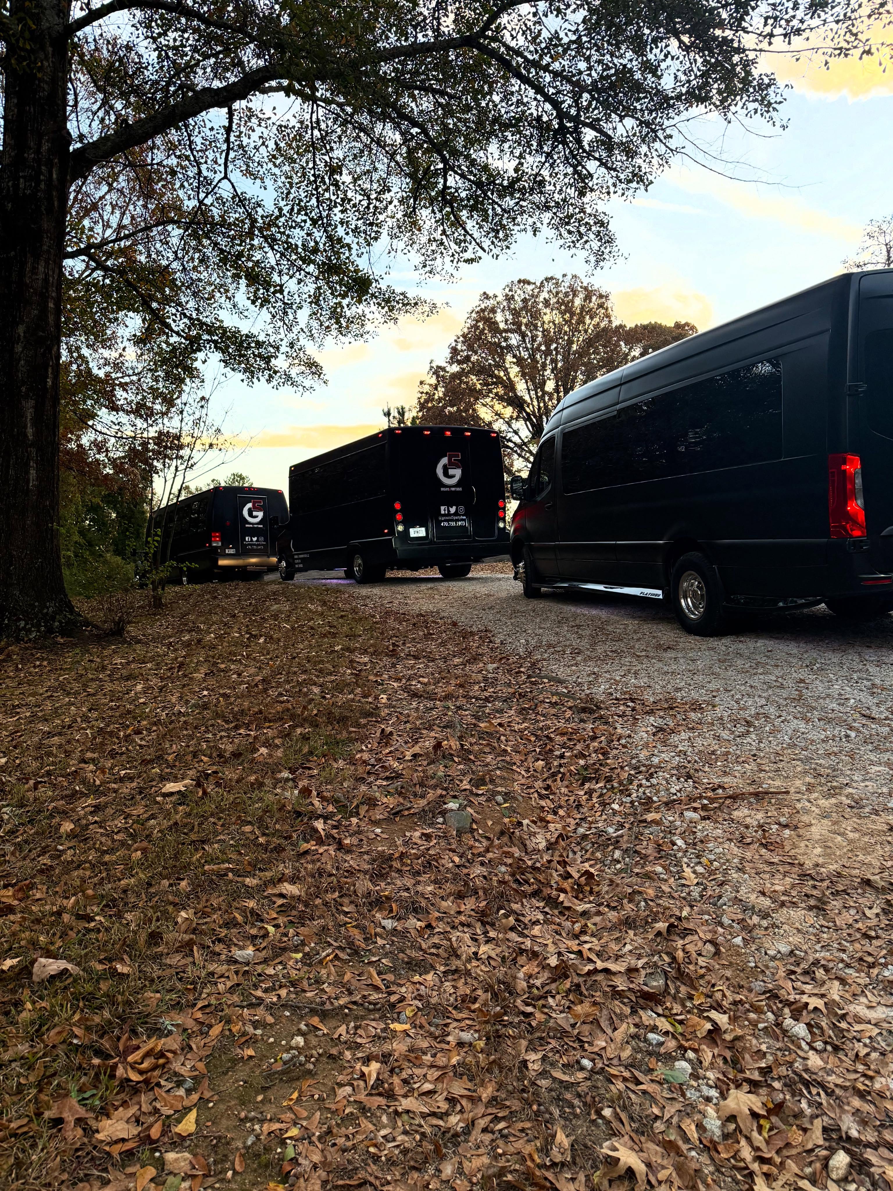 The view from behind says it all.
Every logo represents a promise of luxury, professionalism, and unforgettable experiences. From the streets of Atlanta to your next big event, G5 is ready to move you in style.
Luxury in motion. Excellence in every ride.
