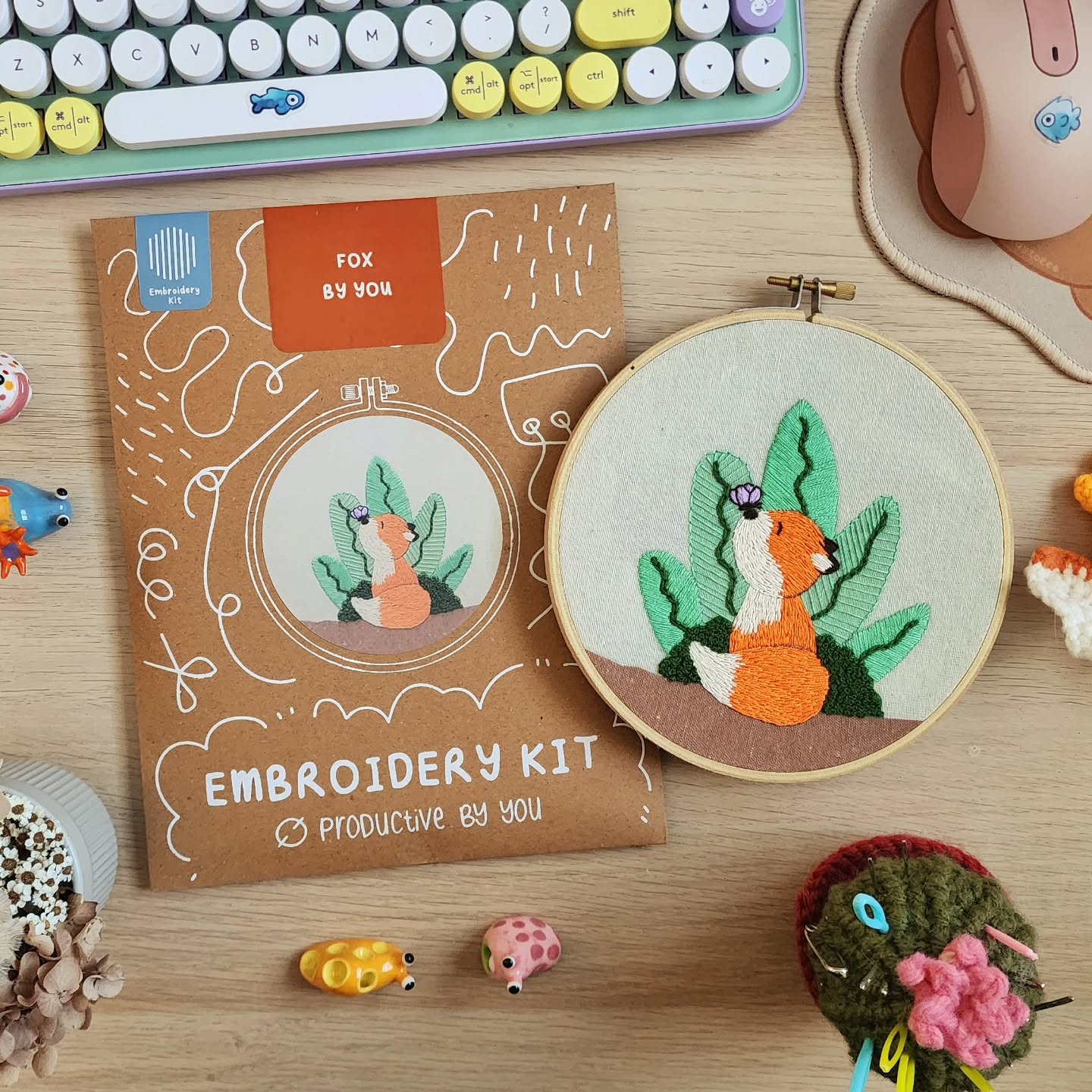 NEW KIT ALERT! Fox by You Embroidery Kit! Requested by a lovely customer (I am so sorry I forgot your name >.<) Had so much fun finally making the kit after it has been sitting collecting fust since last year.
Get them at @handmadecanberra this weekend
📍 EPIC Canberra
🗓️ 13-14 June 2026, 10am-4pm
