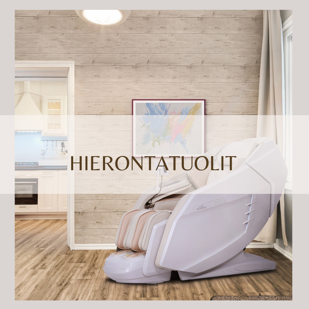 Hierontatuolin hieronta tuo hetken omaa aikaa kiireen keskelle, ja sen käytöllä on lukuisia hyvää tekeviä vaikutuksia:
Hierontatuolin hieronta:
- Rentouttaa lihasjännityksiä ympäri kehoa
- Auttaa palautumaan työpäivästä tai treenistä
- Voi lievittää stressin tunnetta ja rauhoittaa oloa
- Edistää verenkiertoa ja kehon liikkuvuuta
- Helpottaa istumatyöstä aiheutuvaa jäykkyyttä
- Hieronta voi auttaa unenlaadun parantumisessa rentoutumisen kautta