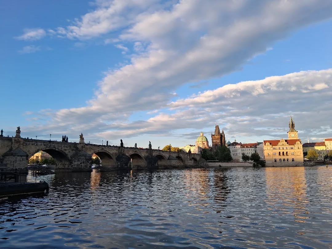 It's a weird but peaceful feeling to be back here after 29 years.
My first backpacking trip was in 1997. I traveled by rail from Sevilla to Barcelona into Switzerland and somehow squeezed a stop in Prague. I arrived by train in the morning and spent the day walking through the city looking for cheap food : ) The city, and the country, was in the process of adjusting after the fall of communism.
It still has a dark, Gothic feel to it ... 29 years later.
Now my eldest son is about to embark on his adventures into the world : )
There is a calm, proud feeling in me as I think about my family and two boys. Life is wonderful. Feel very lucky.
#travels #prague #charlesbridge #adventuretravel #adventure