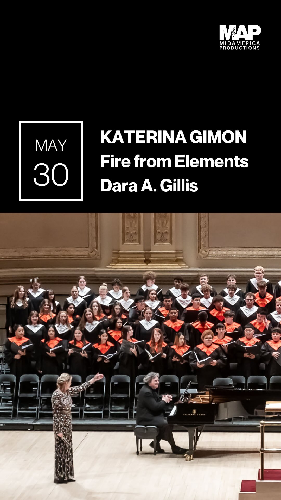 🎶A powerful moment from Carnegie Hall.
Under the direction of Dara A. Gillis, young singers from Delaware Hayes High School Choir and Lakeside Junior High School Aria and Vanguard delivered a compelling performance of Katerina Gimon’s Fire from Elements.
✨ Filled with intensity, energy, and vivid musical color, this striking work showcased the remarkable artistry of these student performers! 👏 Bravo to all! 🎶
#CarnegieHall #KaterinaGimon #ChoralMusic #OntheMAP2026