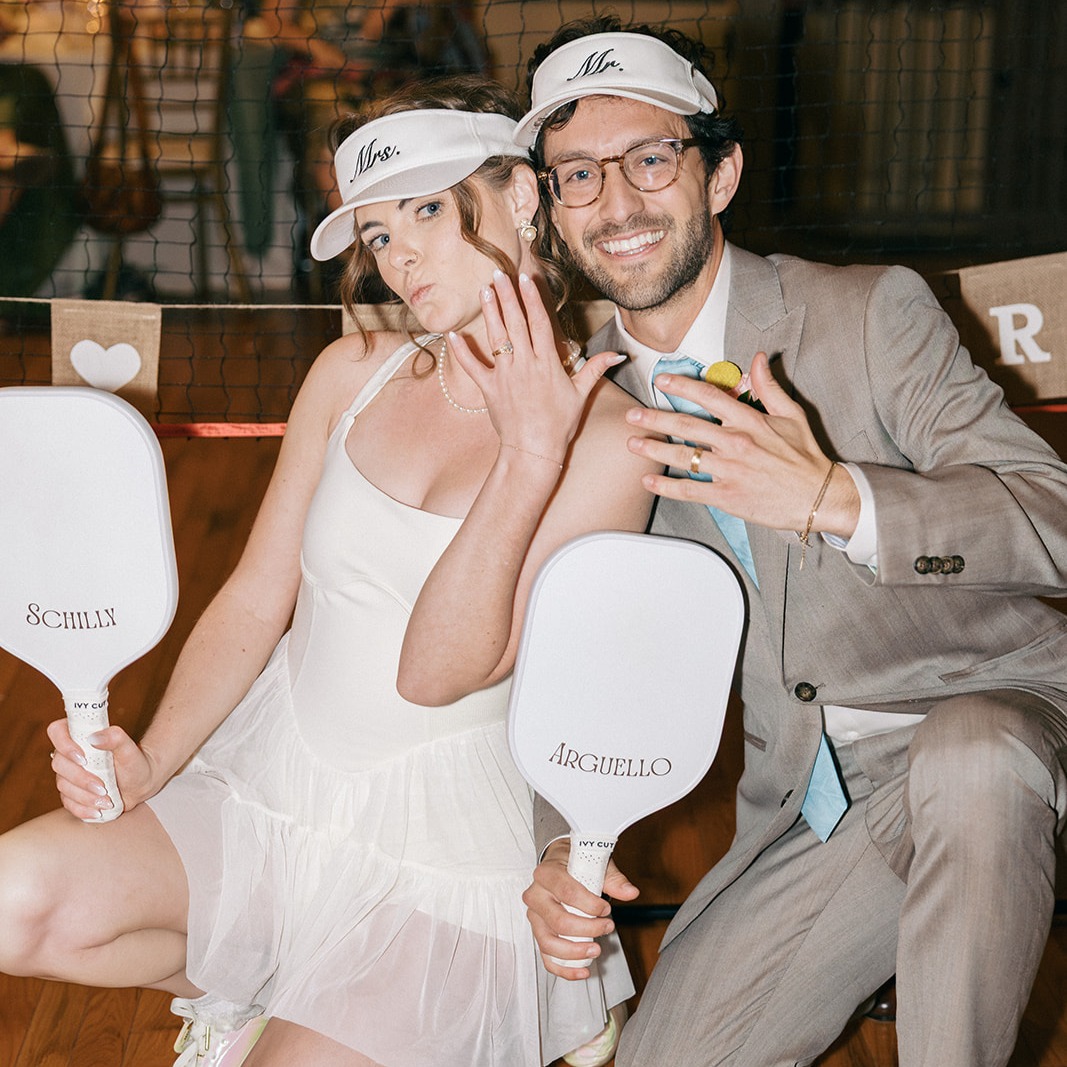 Pickleball Rally to kick off the reception.
Saturday, April 25, 2026
Abby + Michael
@aray_ofevents Wedding Coordinators: Dena & Isoria
Ceremony Venue: Historic Trinity Lutheran
Reception Venue: @9thstreet_abbey
Catering: @thefranklinofsoulard
Bakery: @sarahscakeshop
Officiant: Terry Williams
Photographer: @staceyvandas
Florist: @flowerstothepeople
DJ: @djsharkattack
Hair/MUA: @hannah.changebeauty
Transportation: Best Transportation
Poets: Circus Kaput
Late Night Food Truck: Homestyle Grill