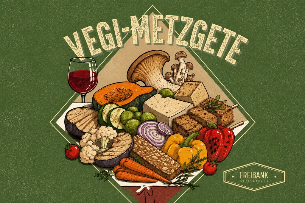 Metzgete mal anders!🥦🥕
Am Freitagabend, 3. Juli & 7. August 2026 findet das erste mal eine „Vegi-Metzgete statt!😋
Für unsere Vegi-Metzgete rücken Gemüse & vegetarische Produkte ins Rampenlicht!
Dabei zelebrieren wir die Vielfalt von sorgfältig auserwählten pflanzlicher Lebensmittel mit derselben Leidenschaft und Wertschätzung, die unsere klassische Metzgete auszeichnet💪🙌
Wir stehen nicht nur für die ganzheitliche Tierverwertung, sondern ebenso für ein zukunftsfähiges Ernährungssystem!
Es werden unterandere@ Produkte von Biolokal Hettiswil, @leguvegu , Laubscher Pilze Walperswil, @berno_seit1973 verarbeitet. Wie bei der klassischen Metzgete werden auch hier Produzente vor Ort sein und über Ihre Arbeit berichten🤝🙌!
Reserviere jetzt deinen Tisch!
💻: Link in Bio⬆️
📧: info@freibank.ch
📞: 031 333 14 40
Auf Voranmeldung ist das Menü auch vegan erhältlich!
#freibankbern
#eatlocal
#metzgete
#vegi
#vegetarian
