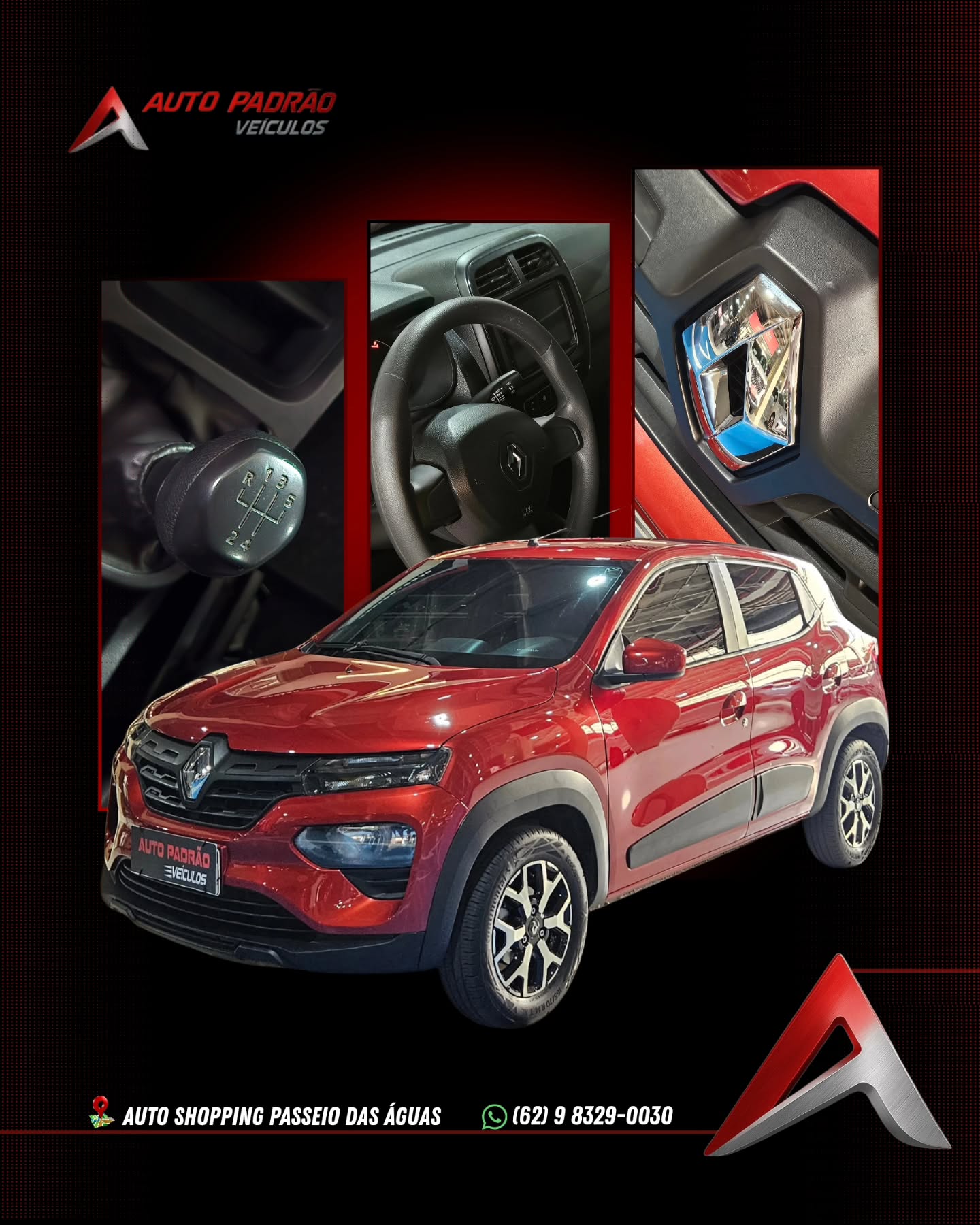RENAULT KWID ZEN
ANO: 2022/2023
COR:VERMELHO
CÂMBIO: MANUAL
COMBUSTÍVEL: FLEX
LUGARES:5
Facilitamos a entrada
Financiamos com as melhores taxas
Aceitamos seu carro no negócio.
Entre em contato para maiores informações:
(62) 9 8329-0030
Auto Padrão Veículos Auto Shopping Passeio das Aguas Goiânia - GO.
#kwid #financiamento #autopadraoveiculos #kwidzen