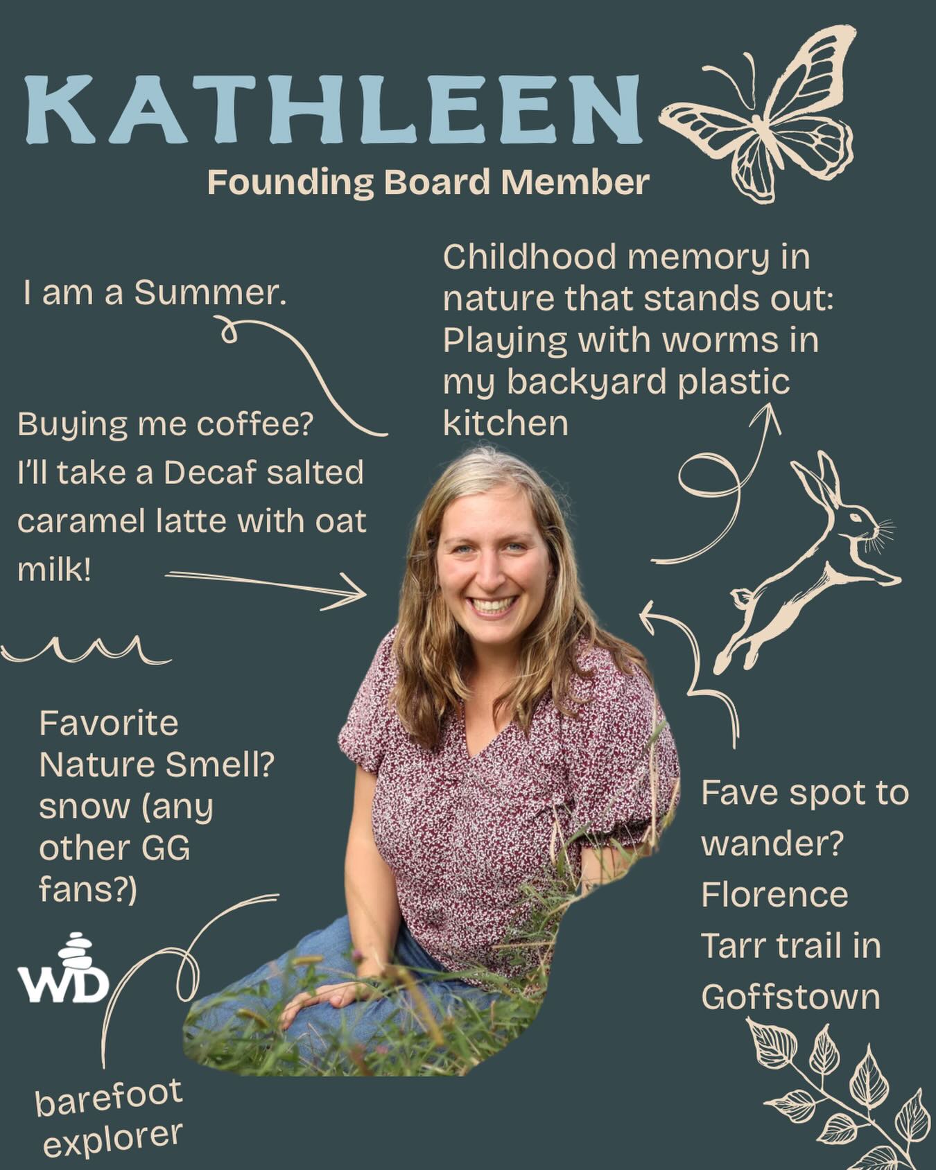 Meet our people Mondays 🫶🏼
Meet Kathleen who is an extra special member of our community, board member and dear friend. Kathleen has been with us since DAY ONE, before we were even Willowdale. She has been a fierce supporter of our programs and initiatives and was the reason our first season of classes even happened.
Kathleen is always open to trying something new whether it’s an experience in our community, a hobby or adventuring to a new space. She is an advocate for childhood play and creativity and is one of the kindest and compassionate humans you will ever meet.
Want to buy Kathleen a coffee (or an ice cream?) Venmo @willowdalenh with the note “☕️ for Kathleen,” and we will send it her way!
#natureplay #willowdalenh #nhlife #allarewelcome #outdoorsall4
