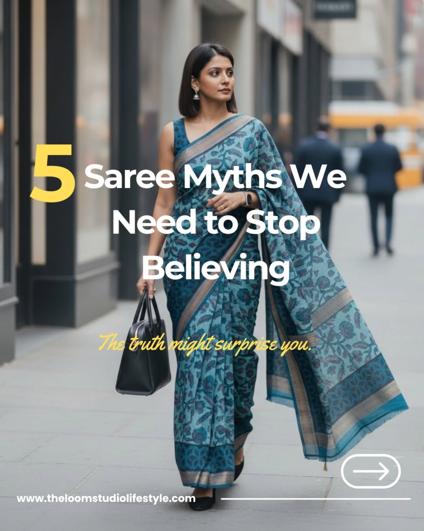 5 Saree Myths We Need to Stop Believing ✨
Think sarees are uncomfortable, difficult to drape, or meant only for weddings and festivals? It's time to separate fact from fiction.
From breathable handloom cotton sarees for everyday wear to elegant weaves that transition effortlessly from work to celebrations, sarees are far more versatile than many people realize.
The beauty of a saree lies in its timeless appeal, comfort, and ability to suit every age, body type, and occasion. Whether you're a long-time saree lover or just beginning your saree journey, understanding these common misconceptions can completely change the way you view this iconic garment.
Which saree myth have you heard the most?
💬 Tell us in the comments.
📌 Save this post for future reference.
📤 Share it with someone who thinks sarees aren't for everyday wear.
#indiansarees #everydaysaree #indiantextiles #sareenotsorry #sareeinspiration