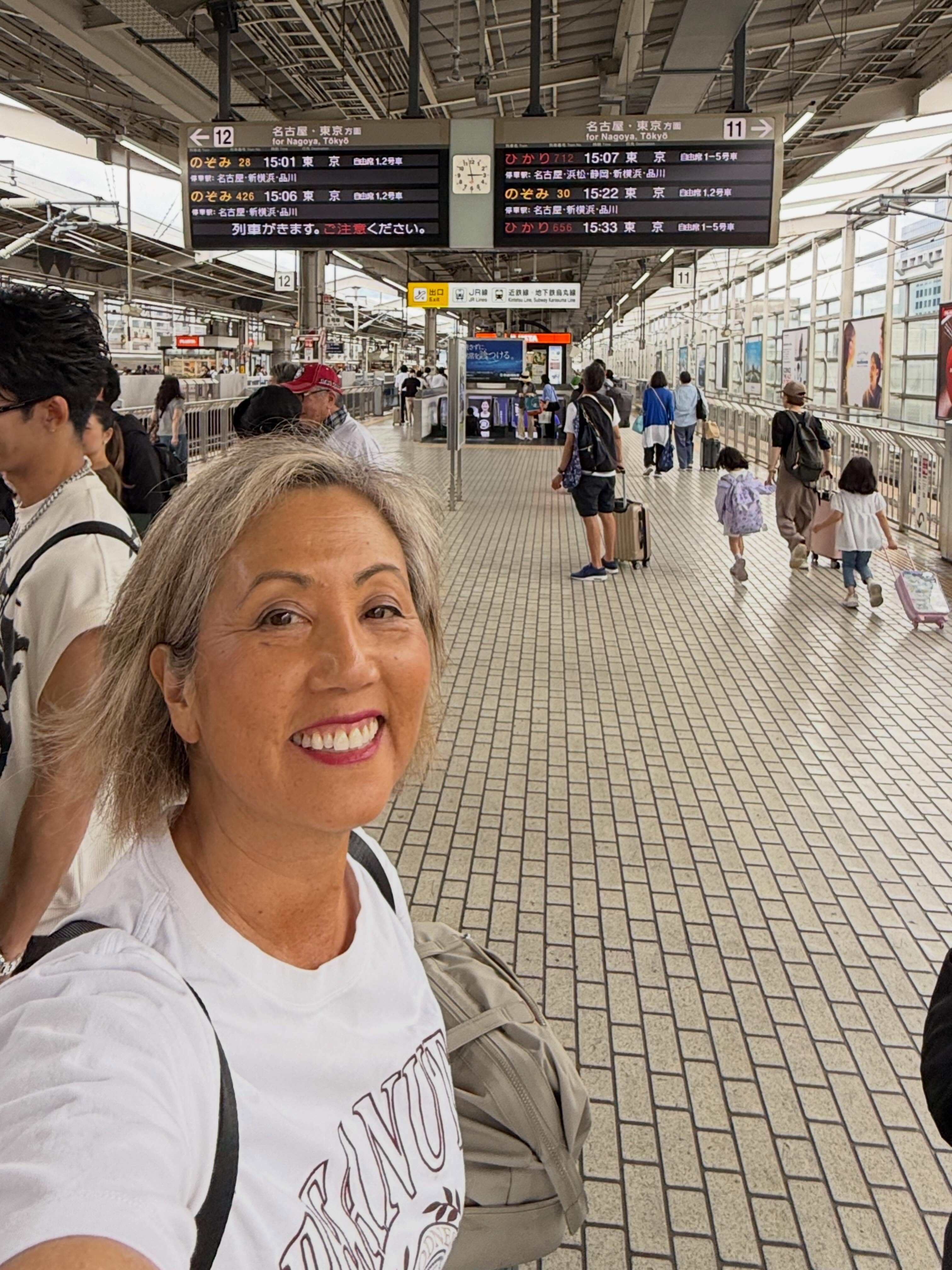 We did it!
In February, my parents began to yearn to live out the rest of their lives back in Japan. My 92-year old mom’s dementia was slowly eroding her mind and reverting her back to her mother tongue, confusing her Hawaiian caregivers. My nearly deaf dad’s blood sugar levels were clearly getting out of control. He seemed to be withering on the vine. They just wanted to go back to their homeland and eat their favorite foods. Many thought that it would be foolish to move such frail seniors overseas and, at times, so did we.
Enter the Nishiguchi girls — Yoko, Junko, and Reiko! We immediately went to work arranging all of the details of uprooting 57 years of life in America and starting anew in Kyoto. It culminated with our big flight from Honolulu to Haneda on June 6th with me and Yoko accompanying them on Delta, being greeted at Itami airport in Osaka by Reiko.
We cannot tell you how glad we are of what we accomplished. Yes, it was tremendously difficult, and we are all exhausted. I mean, you haven’t lived until you’ve changed a few adult diapers onboard an international flight. But the beautiful senior care home staff welcomed mom and dad so warmly and have been incredibly kind in caring for them, that we have no doubt that this was the right decision. Kyoto is beautiful. They will thrive here for, hopefully, many more years. Now the hard work begins for Reiko in Kyoto.
Plus, they’re not far from my beautiful best friend from first grade, Yukako. I have a feeling I will be seeing her a little more often.
P.S. The kind crew at Delta SkyClub showered me with gifts for becoming a million miler during the flight!