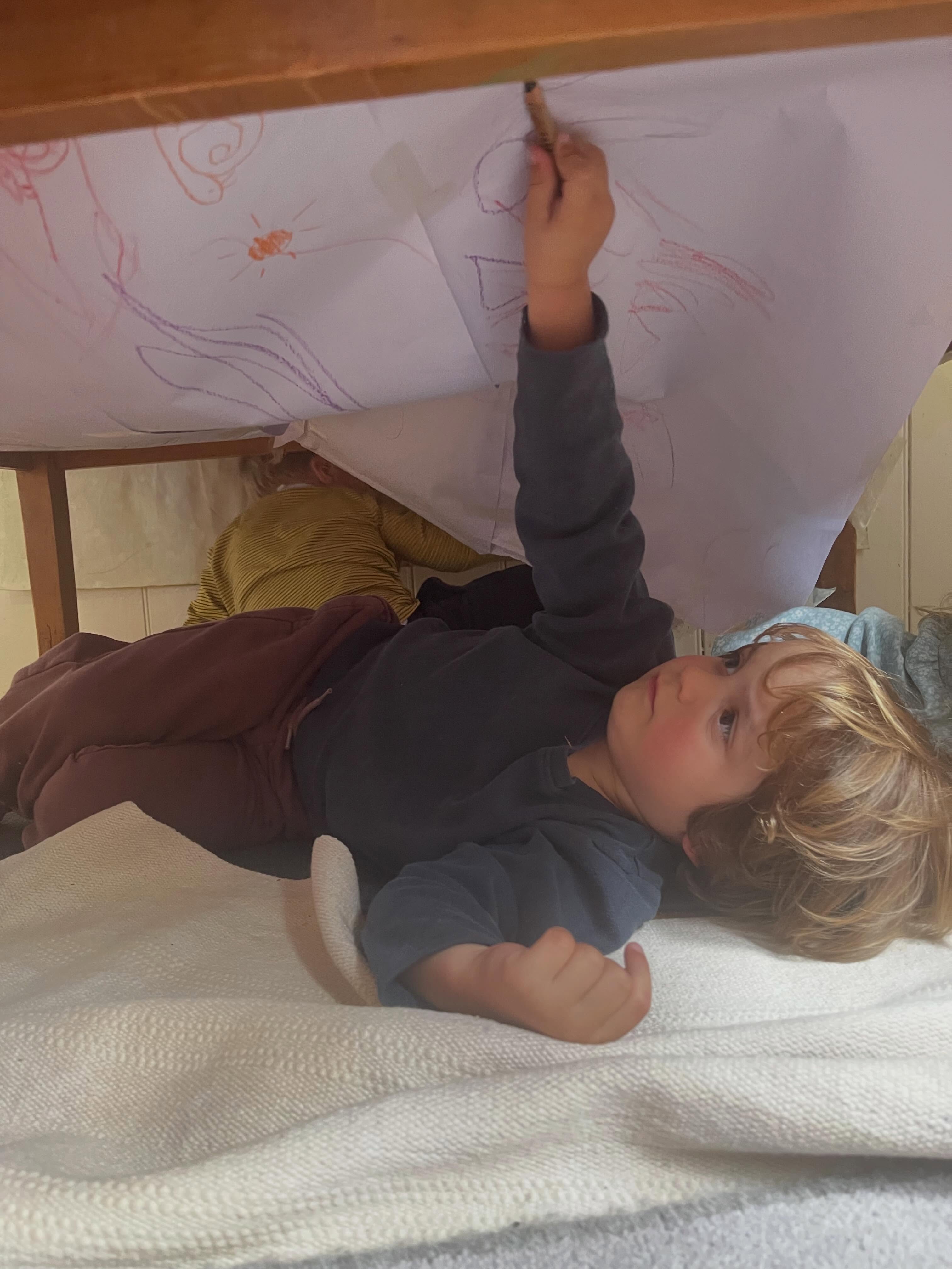 Under the table drawing, yoga, forest school, I spy games and sensorial activities. We are enjoying exploring emotions and naming them with our new emotion station. π
#markmaking#sensorial#henleynursery
#henleyparents#marlowparents