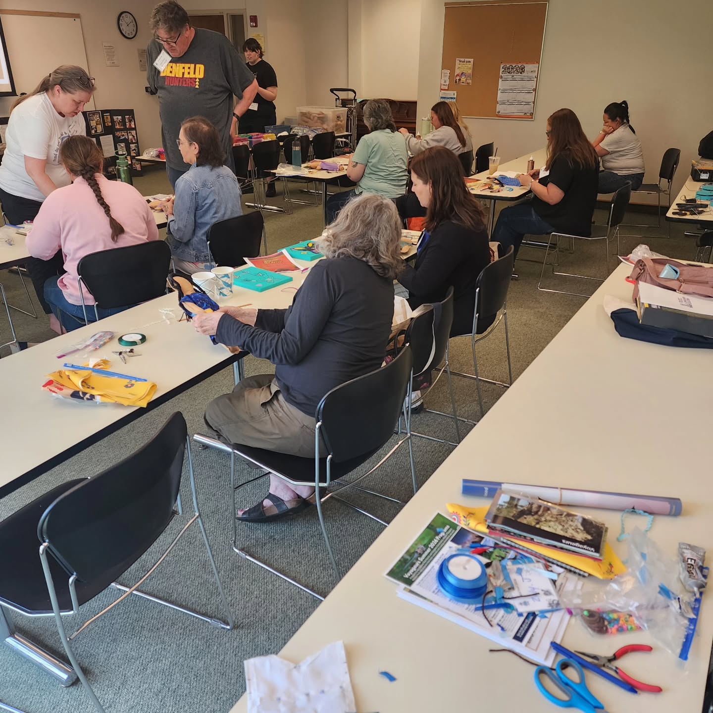 Ed Fest at Fond du lac Tribal Community College invited the Iron Mosquitos to present our jingle dress doll project. We put the R in STREAM! ( science technology robotics engineering art math)