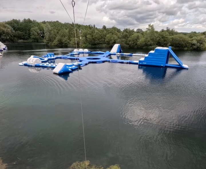 @springlakeswatersports aqua park expansion done!
Head over and check out the big and beautiful @unionaquaparks playground.
#aquapark #install #aquaparks #floatingfun #waterpark