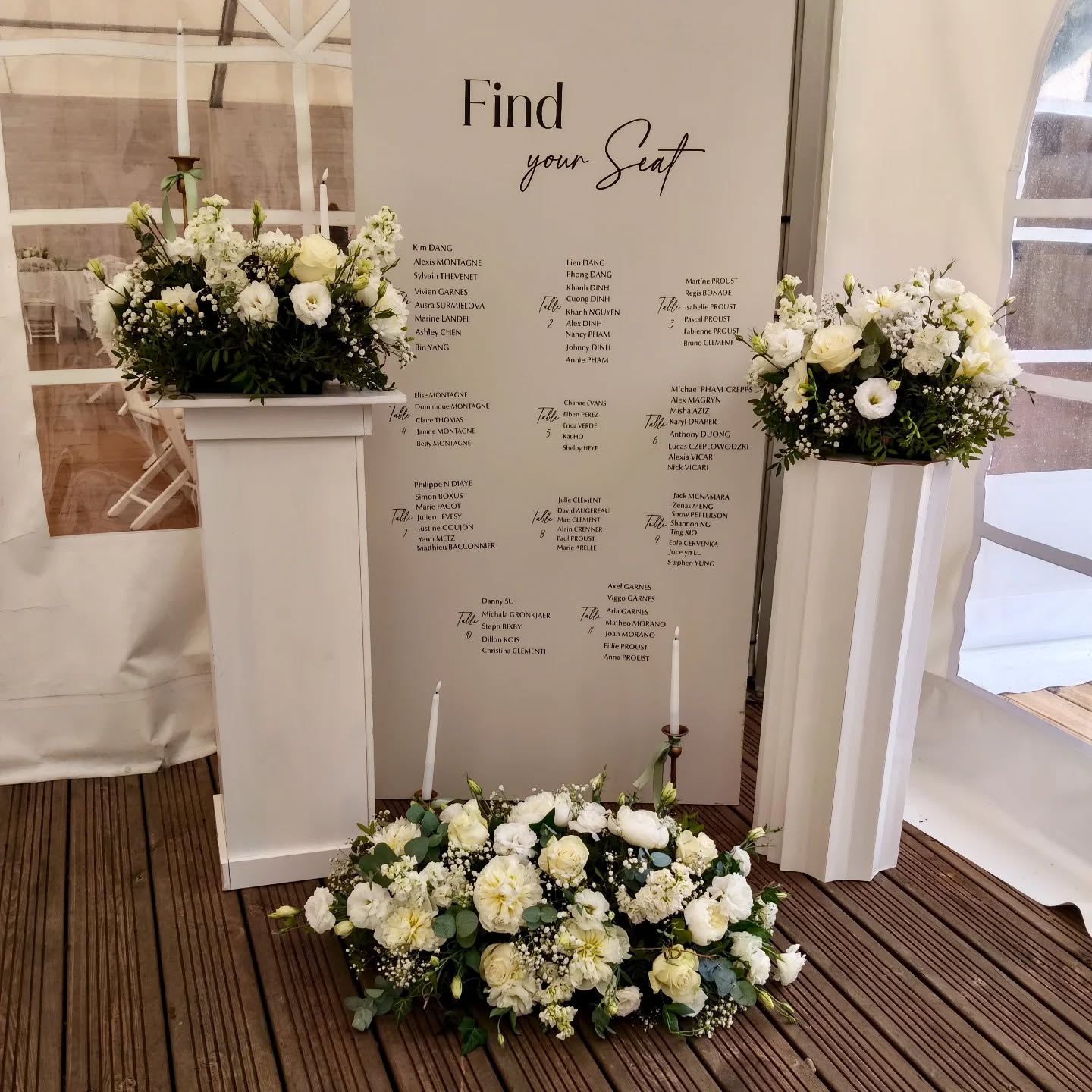 Mariage en vert et blanc pour K&A.
#wedding #mariage #vert #ceremony #flowers