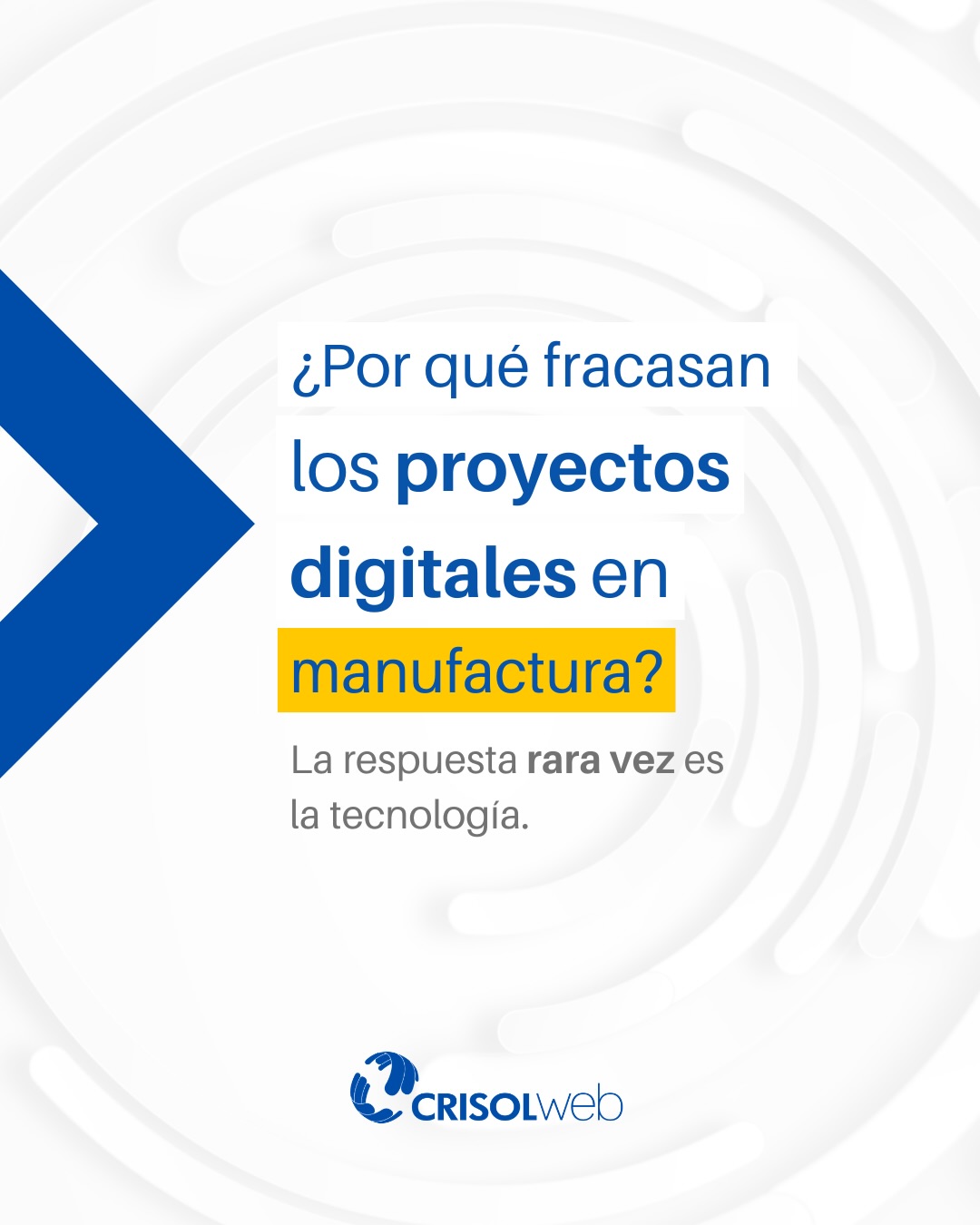 Cuando un proyecto de transformación digital en manufactura no entrega los resultados esperados, la tecnología suele ser la primera señalada.
Sin embargo, la experiencia demuestra que la mayoría de los fracasos están relacionados con procesos, liderazgo, expectativas o adopción.
La transformación digital no comienza con un software.
Comienza con una decisión organizacional.
¿Cuál crees que es la principal razón por la que fracasan los proyectos digitales en las empresas manufactureras?
#TransformaciónDigital
#TecnologíaIndustrial
#GestiónDelCambio
#CrisolWeb
#ClickInSoftware