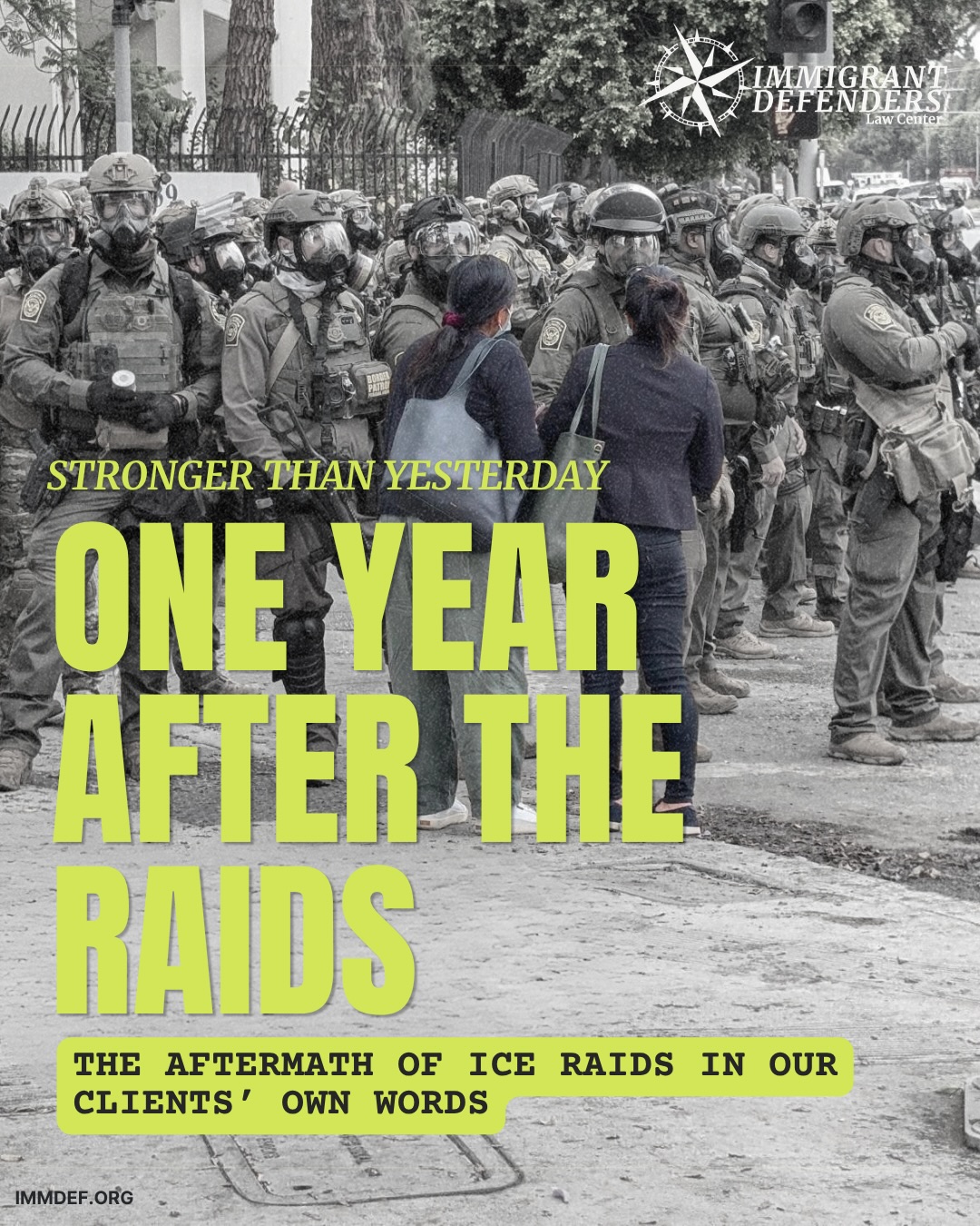 The militarized raids that began in 2025 reshaped daily life for every American and every neighbor, rewriting our reality through fear, force, and state‑sanctioned violence. Yet in California, something arose out of the federal attempts to silence dissent: a refusal to disappear and a collective uprising that proves people will always fight back against systems built on cruelty. We are stronger than yesterday. 💪Somos más fuertes que ayer. 💪 Swipe to hear our clients reflect on their life this past year.
Protect your neighbors:
🫂 Help release and reunite detained community members: cluesjustice.org/bond
🤝🏻 Support detained neighbors with access to food, hygiene items, phone calls, and other daily necessities:
tinyurl.com/commissaryfund
🏛️Help provide free legal representation for people facing detention and deportation: immdef.org/donate