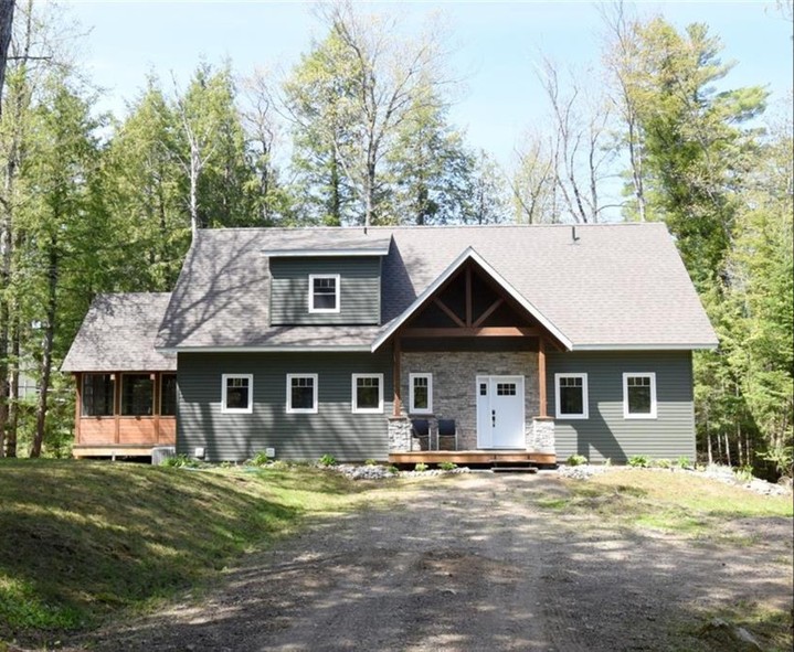 NEW LISTING!
1417 DICKIE LAKE Road -Baysville, ON $1,249,000
✨ WATERFRONT DREAM HOME ON DICKIE LAKE ✨
Welcome to your own private waterfront oasis on the serene shores of "Dickie Lake", perfectly positioned on a quiet, dead-end, maintained road for ultimate peace and privacy.
This never-lived-in, custom-built 3-bedroom, 2.5-bath home offers approximately 1,776 sq. ft. of beautifully designed living space where quality craftsmanship meets thoughtful design, no expense spared.
Step inside to a welcoming foyer with soaring cathedral ceilings and in-floor heating, setting the tone for comfort and elegance. The main level features a spacious 2-piece bath (also with in-floor heating) and a practical walk-in front closet.
The heart of the home is the impressive great room, showcasing a stunning wooden cathedral ceiling, propane gas fireplace, and an abundance of windows that frame breathtaking lake views.
Entertain with ease in the generous dining room with walkout access to a spectacular 3-season sunroom, perfect for enjoying morning coffee or sunset evenings by the water. The custom kitchen is equally impressive, complete with stainless steel appliances and a large island ideal for gathering.
The main floor also includes a spacious bedroom with a 4-piece ensuite and walk-in closet, offering comfort and convenience for guests or main-floor living.
Upstairs, you’ll find two additional bedrooms, a flexible bonus area for added privacy or workspace, and a beautifully finished 5-piece bathroom.
Additional features include propane forced-air heating, central air conditioning, and a thoughtfully designed layout that blends comfort, function, and waterfront lifestyle.
This is more than a home; it’s a lifestyle on the lake.
📍 Dickie Lake
🏡 3 Bed | 2.5 Bath | 1,776 Sq. Ft.
✨ Custom Built | Never Lived In | Waterfront Living
📩 Contact The Two Ladies Realty Team for full details or to book your private viewing today. (647) 408-9851