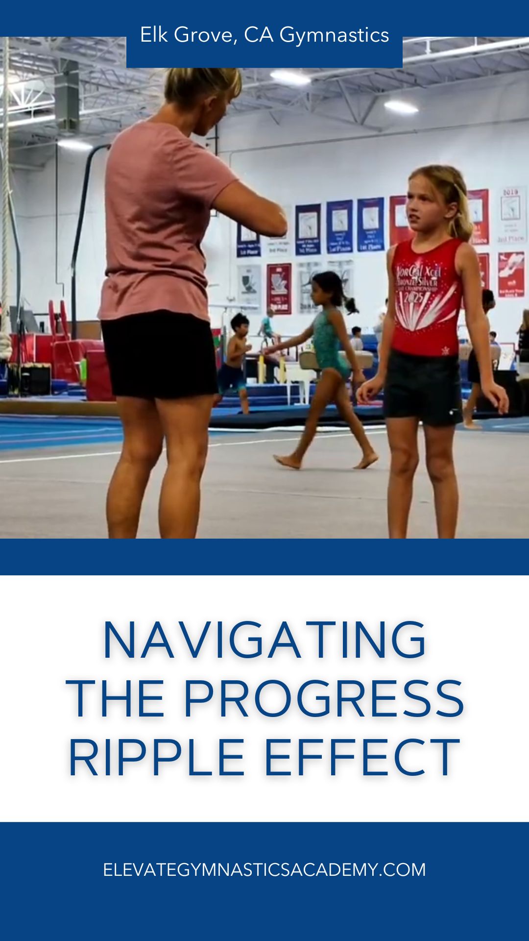 When a gymnast is working on a correction, it is completely normal for another part of the skill to temporarily break down. Gymnastics is a sport of total body synchronization, and when the brain focuses entirely on modifying one dynamic, established habits in another area can briefly drift.
Why One Step Back Leads to Two Steps Forward
During training, an athlete might fix their arm positioning or body alignment, only to notice that a leg they usually keep perfectly straight has suddenly bent. To a young athlete, this can feel incredibly frustrating, like they are losing progress. However, as coaches, we see this as an active sign of learning:
✔️ Cognitive Load: The brain has a limited amount of focus when executing rapid, complex movements. When a coach introduces a new change, the child’s conscious attention shifts entirely to that adjustment.
✔️ Temporary Reorganization: While the brain is busy wiring the new correction, automatic habits, like keeping a leg straight, might briefly take a back seat.
✔️ The Self-Correction Principle: Once the new adjustment becomes comfortable, the brain frees up space to bring the other technical details right back into place.
Trusting Your Established Foundation
Our coaching blueprint focuses heavily on validating what the athlete already knows how to do. If an athlete has consistently demonstrated straight legs in the past, that muscle memory is already safely stored. Reassuring them that the error will "fix itself" removes the anxiety of perfectionism and gives them the confidence to continue making bold adjustments.
Learning a sport is a series of small, intentional pivots. Normalizing the messy side of progress helps our athletes build resilience on the floor and stay committed to the long-term journey.
To discover how our coaches support your child's athletic growth or to find an open program in Elk Grove, visit the Elevate Gymnastics app or connect with us online.
#egastrong #elkgrovegymnastics #coachingmindset