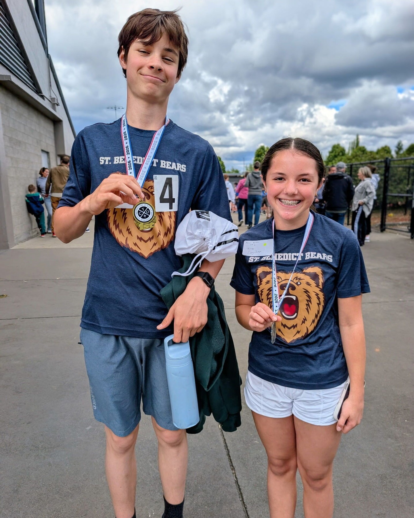 Last weekend at the CYO Track and Field Championship, the St. Ben/CKS team took 2nd place in the Single A division with a total of 118 points! Contributing to those points were these top placing athletes:
⭐️ Charlie McClinton, 1st place, 75m
⭐️ Clive Stephenson, 1st place, 800m
⭐️ Quinlan Sailer, 1st place, Turbo Jav and 3rd place in 200m
⭐️ Shuttle Relay (Matias Kalenius, John Harrington, Cameron Fantasia, and CKS friend), 2nd place
These athletes placed in the top 8 of their running events and top 16 of their field events, earning PRs and points for our team: Thea Pacheco, Jonathan Yu, Fynn Miller, Neva Niffin and Elsie Niffin