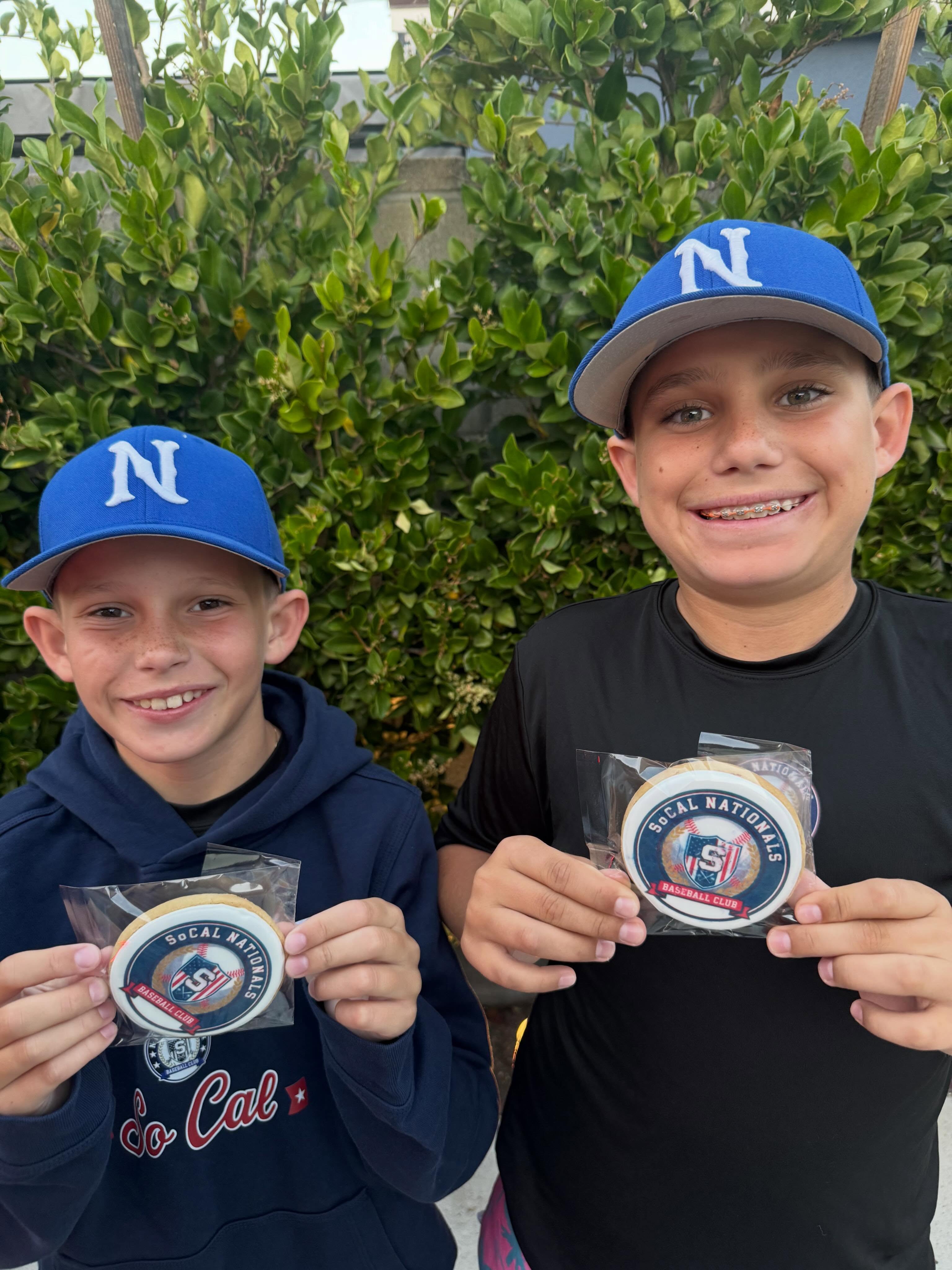 First annual SoCal national family BBQ!! Thank you to all the families who came!! Special shoutout to @altadenacookieco for making these amazing cookies!!⚾️‼️