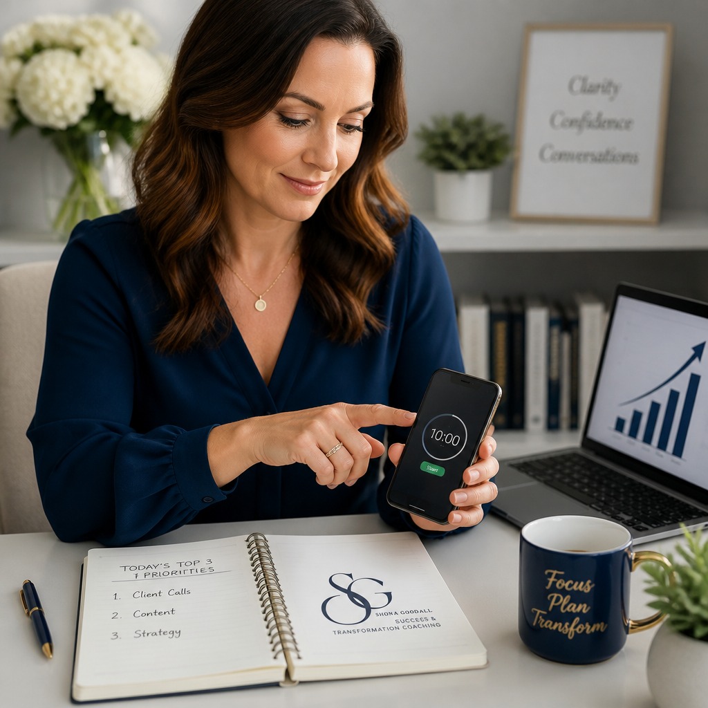 Busy running a business and a household? Try this 10-minute routine to sharpen decisions and calm your stress. 1) Breathe 4-4-6 for 2 minutes. 2) List your top 3 priorities — pick one to act on now. 3) Do a 4-minute focused check-in: what’s essential, what can wait? You’ll make faster choices, hold stronger client conversations and stop burning time on doubt. I blend practical coaching with app support to help you keep it simple and sustainable. Try it today and tell me how it goes — what’s your one priority right now? Link in bio 🔗💪🌿 #SmallBizTips #WorkingMums #DecisionMaking #WellbeingForWork #EntrepreneurLife #ProductivityHacks #MindfulBusiness #MumBoss