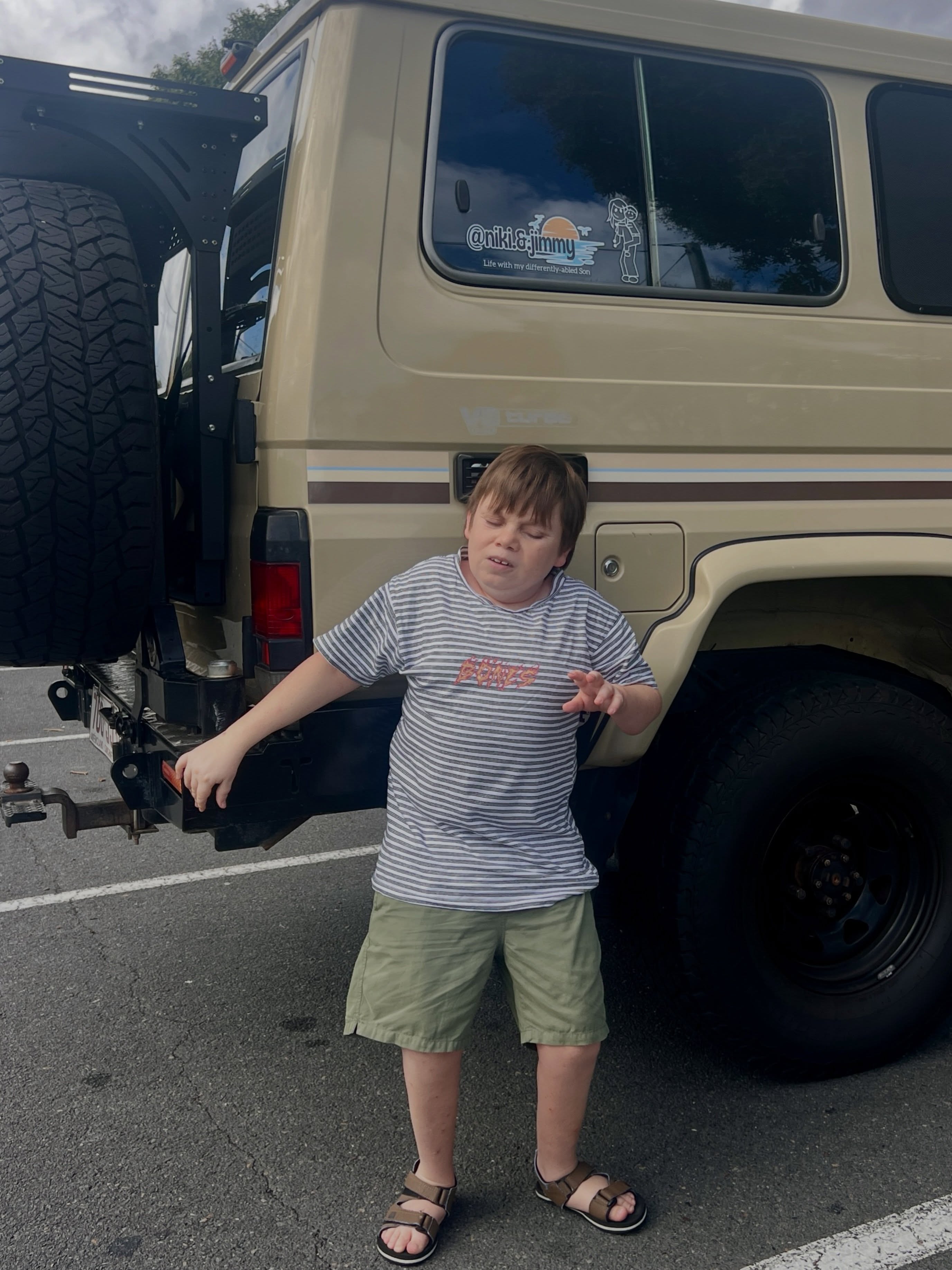 This just happened, and I wanted to share. While at the post office after sending back a parcel, I made Jimmy walk. As we headed to the shop entrance, he complained a bit, enough to show he wasn’t happy. I always encourage him by saying, “Look how strong your legs are,” then I was about to bend down to piggyback him when an older man with a walking stick and a bit hunched over asked if we were okay and if there was anything he could do to help. He also said I can’t do much but I can try. He was the oldest man in the post office among about five other men. The other men looked at us but said nothing. I said thank you, it’s okay, Jimmy is blind, and I piggyback him when I can. He said, “Aww, poor little guy,” which when anyone ever says that. I reply, he’s okay, he’s got a pretty good life, and he’s happy I do this all the time. Most of the time, I never need help, but I always get offers, and it’s so lovely. The oldest man, who clearly had troubles himself, was the one to offer help this time, and to me, that says a lot about his character and who he is as a man 🧡
