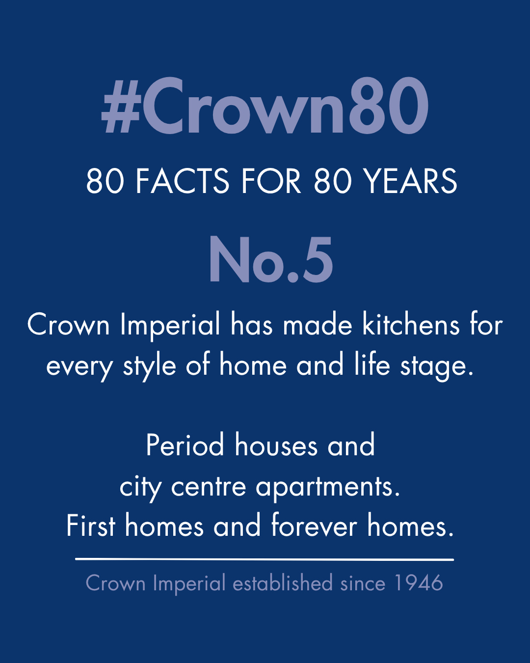 #Crown80 fact✨️
Crown Imperial has made kitchens for every style of home and life stage. Period houses and city apartments. First homes and forever homes. Compact kitchens and open-plan spaces that became the heart of a family 🏠️
80 years of furniture design, one standard, and every style you could ask for ❤️
Happy Sunday, here is to the homes we have not met yet!
Find your nearest Crown specialists - Link in Bio
#Crown80 #CrownImperial #BritishMade #FamilyBusiness #KitchenDesign #SundayReflection