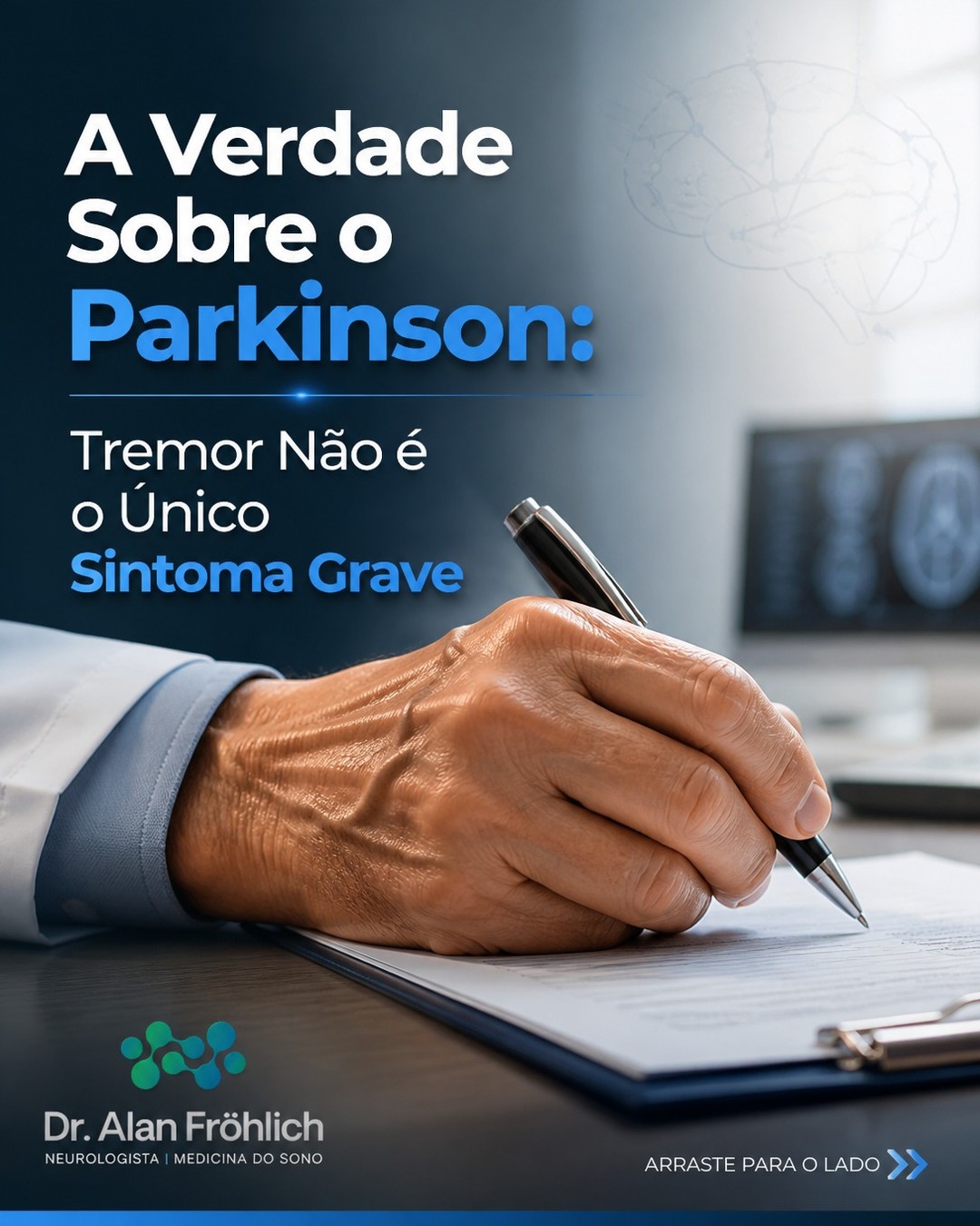 Você ainda acredita que o Parkinson se resume ao tremor nas mãos? 🧠
A verdade que vejo na prática como preceptor de neurologia é que os sintomas invisíveis costumam ser os que mais roubam a autonomia. A falta de dopamina afeta muito além do movimento, mas o ajuste certo no tratamento devolve a esperança e a qualidade de vida.
#parkinson #neurologia #doençadeparkinson #qualidadedevida #dralanfrohlich