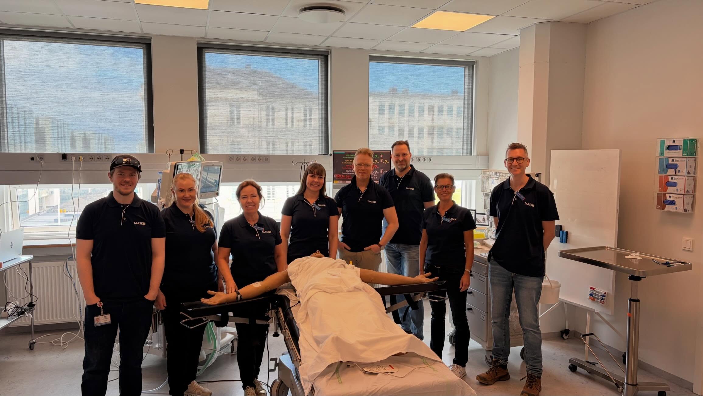 The whole faculty and the patient are ready for #simulation tomorrow! We welcome all participants to #taaskexpress in conjunction with #ssai2026