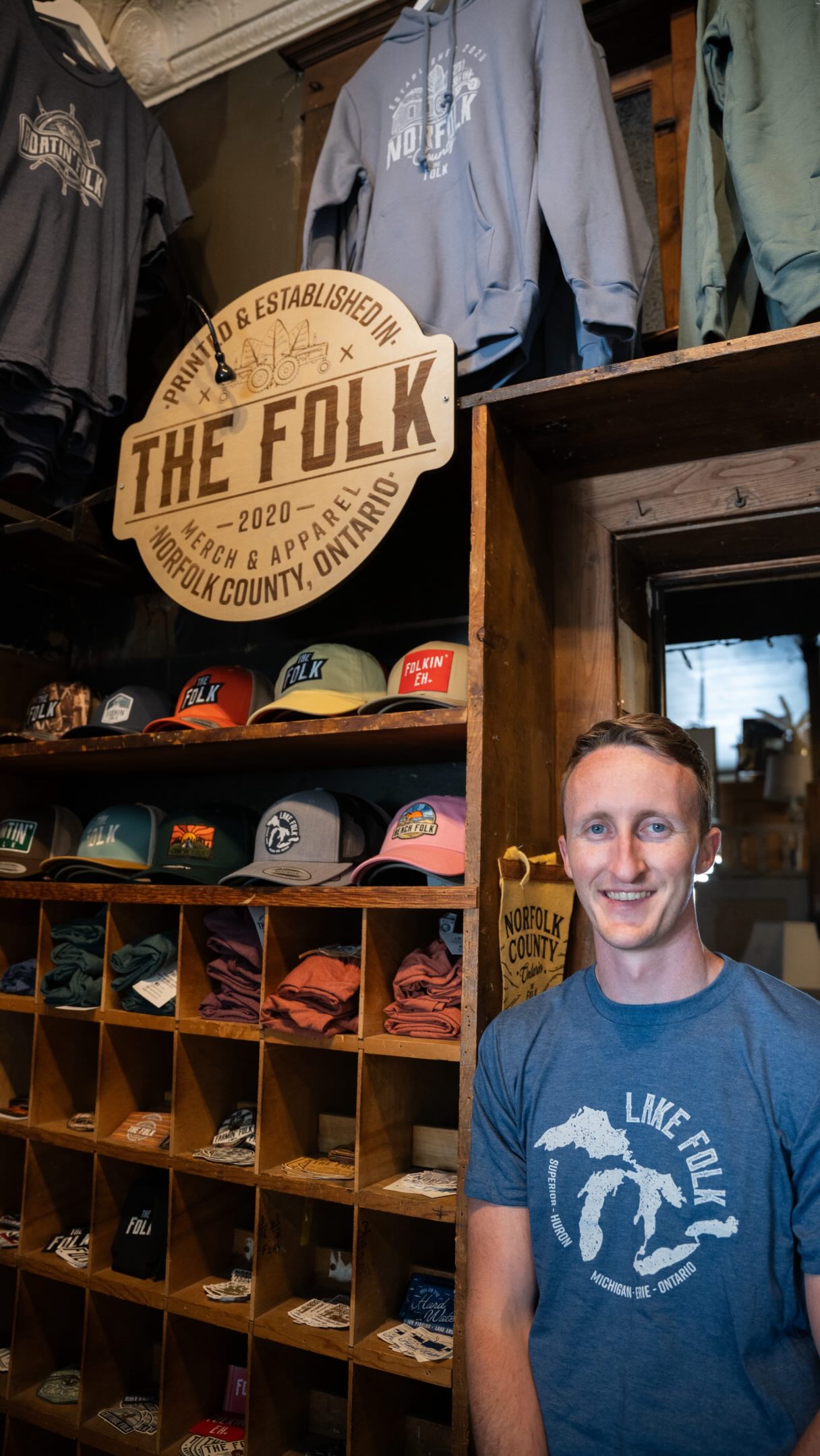 Fresh restock at Franni’s Attic in Port Rowan… no thanks to Drew 😂