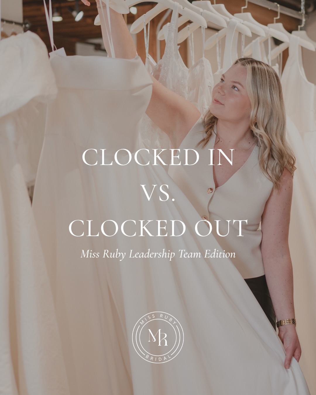 Clocked in โจ๐๐ฅ vs. Clocked out ๐
๐งโโ๏ธโ๏ธ๐๐ธ๐ฐ
When our team isnโt on the job, weโre spending quality time with our fam + friends, making some new memories, learning new skills, and recharging our energy so we can come back to work and give our brides the best bridal experience ever!
Want to work with one of our expert stylists? Book in at the link in our bio ๐