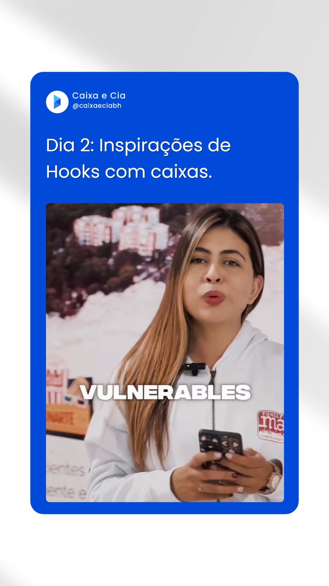 Dia 2: inspirações de Hooks com caixas. E aí? já testou algum?
#marketingdigital #producaodeconteúdo #hook #gancho