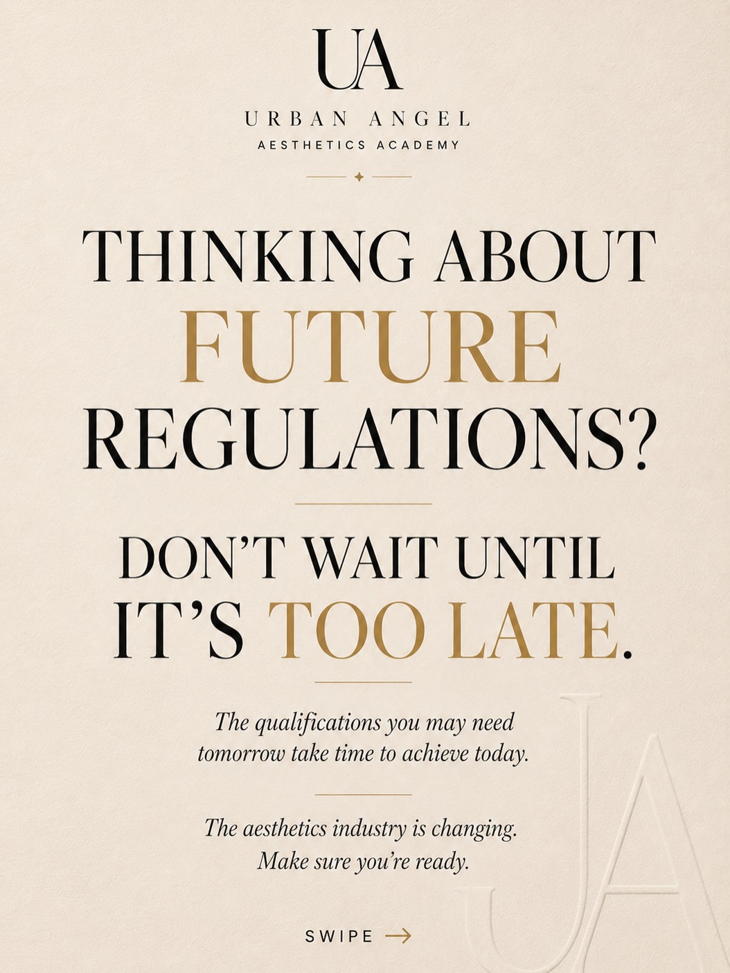šØ THINKING ABOUT FUTURE REGULATIONS? šØ
Most practitioners are still treating regulation as a future problem.
It isnāt.
Scotland has already introduced legislation for the aesthetics industry, and whether England follows tomorrow, next year or further down the line, one thing is certain:
ā³ Regulated qualifications are not something you can complete overnight.
Many practitioners are sitting back waiting to see what happens.
The problem is that when change arrives, there wonāt be time to start from scratch.
Regulated qualifications require assignments, practical assessments, internal quality assurance and external quality assurance. They are designed to demonstrate real competence, not just attendance.
š” The good news?
If youāve already been working in aesthetics for years, your experience may count.
ProQual allows Recognition of Prior Learning (RPL), meaning your existing qualifications, training, insurance history and practical experience may help you access a higher-level pathway without starting from the beginning.
Your existing evidence could include treatments such as:
ā Microneedling
ā Mesotherapy
ā Chemical Peels
ā Skin Boosters
ā IPL & Laser
ā Plasma Pen
ā SPMU & Microblading
ā Advanced Skin Treatments
The first step isnāt enrolling.
The first step is finding out where you currently stand.
If youāre unsure which qualification level may be suitable, send me:
š Your current qualifications
š Years of experience
š Treatments offered
Iāll happily point you in the right direction and explain the options available to you.
š© Message QUALIFY to start the conversation.
#AestheticsTraining #RegulatedQualifications #aestheticsqualifications #Level6Aesthetics #Level7Aesthetics