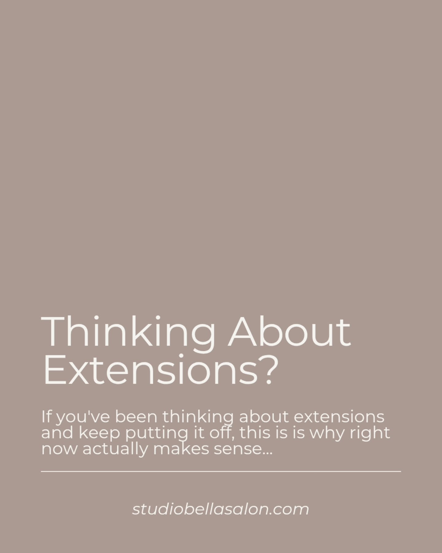 if you've been thinking about extensions and keep putting it off — this is why right now actually makes sense. 🤍
summer is genuinely the best time to start:
the timing works. most extensions need a 6–8 week settle period before they're fully blended and camera-ready. get them in now, and they're at their best by August.
your hair is already in growth mode. warmer months mean faster natural hair growth, which makes the blend more seamless over time.
pool and sun are already happening. we'll show you exactly how to protect your investment so you're not sacrificing either.
at Studio Bella, every extension client starts with a consultation — because seamless means custom-blended to your exact texture, color, and length goal. we don't do one-size installs.
if you've been saving inspo photos and wondering if extensions would actually work for your hair — bring the photos. we'll give you an honest answer. 💬
📲 book your free consultation → studiobellasalon.com
📞 (636) 379-5353
#HairExtensions #SeamlessExtensions #ExtensionSpecialist #StudioBellaSalon #SummerHair2026 OFallonMO WingHaven STLHair LengthAndVolume HairConsultation