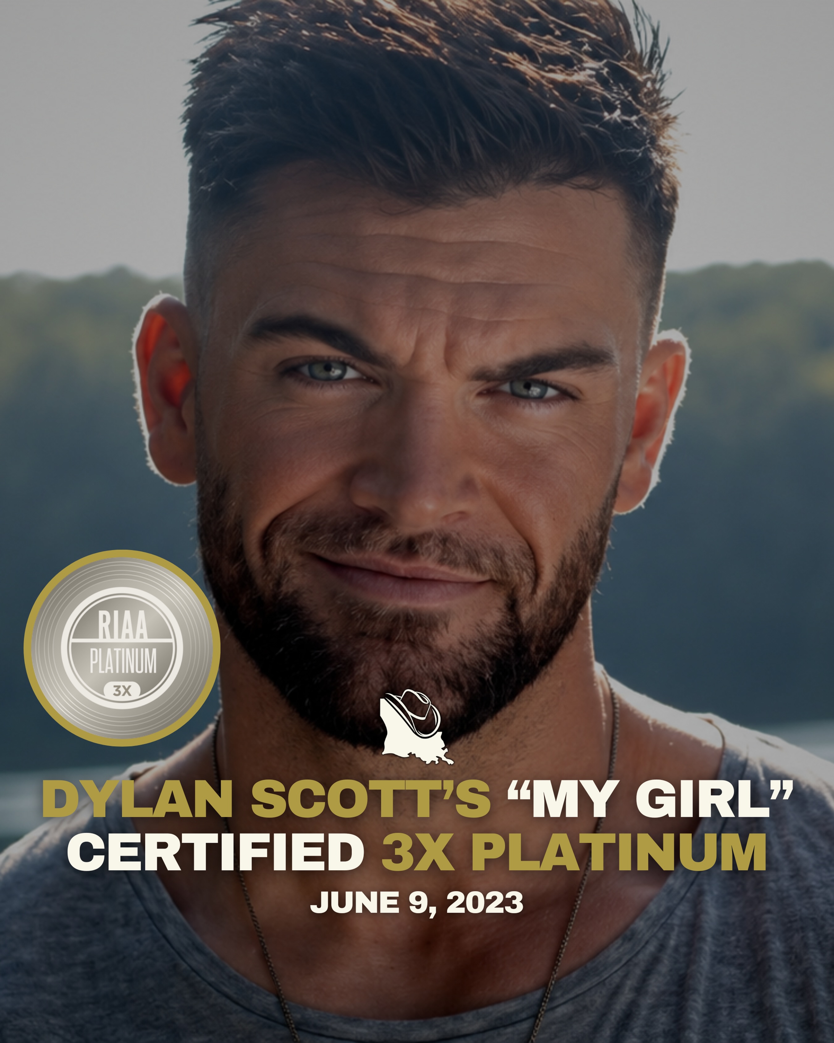 That’s 450M+ streams and counting 🤯
Dylan Scott’s “My Girl” is officially certified 3X Platinum 🔥
#DylanScott #MyGirl #LouisianaCountryMusic
