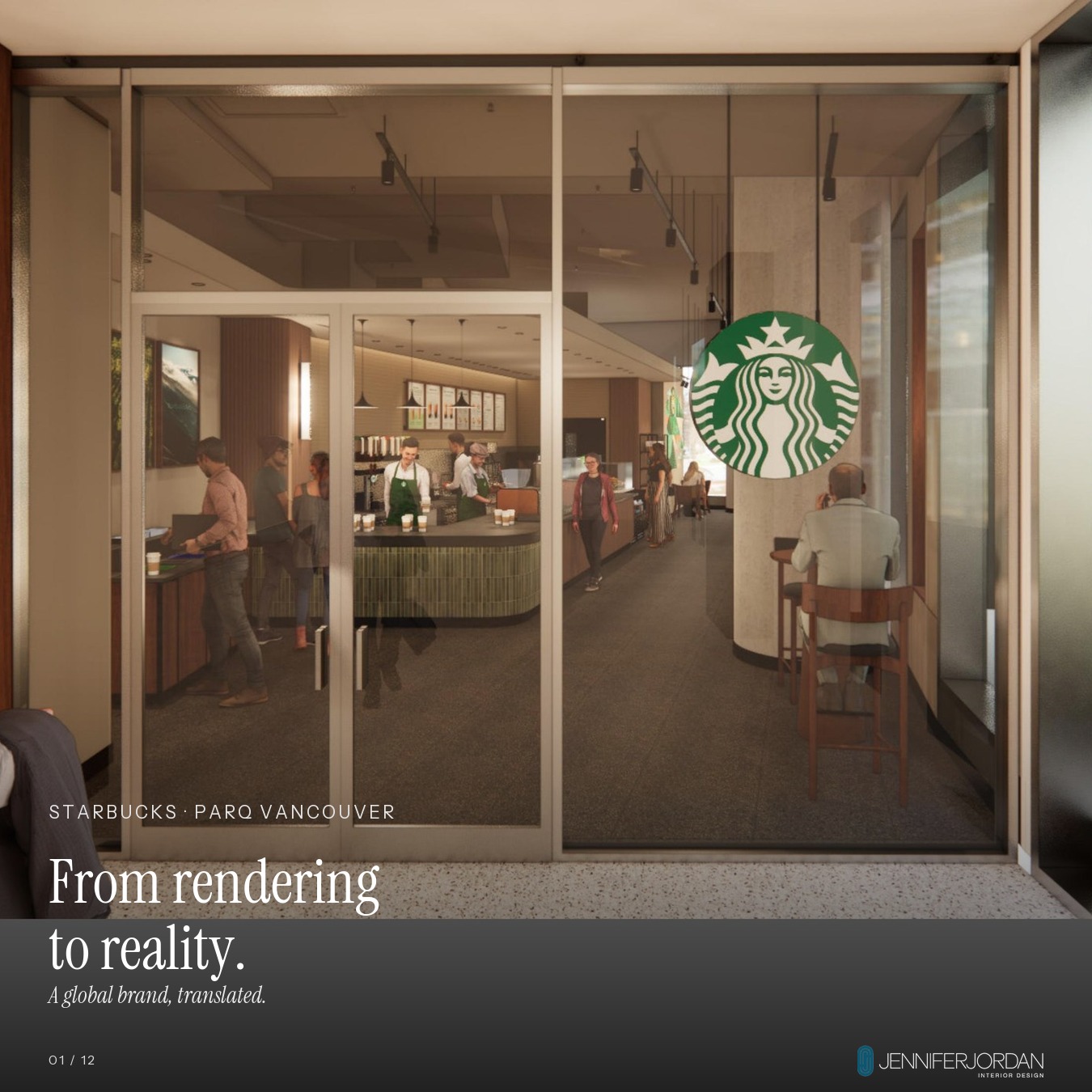 From rendering to reality.
What begins as a vision on a screen eventually becomes a place where people gather, connect, and start their day.
We're excited to share the completed Starbucks at Parq Vancouver, designed in anticipation of the global energy and increased tourism surrounding FIFA World Cup 2026™.
Swipe to see the journey from our original 3D renderings to the finished space. Every material, detail, and guest touchpoint was carefully considered to create a warm, contemporary environment that reflects both the Starbucks brand and the dynamic spirit of Vancouver.
A huge thank you to the incredible team who helped bring this project to life. Collaboration is what transforms great ideas into memorable experiences.
#RenderingToReality #HospitalityDesign #Starbucks #ParqVancouver #VancouverDesign #InteriorDesign #CommercialInteriors #RestaurantDesign #CafeDesign #DesignDevelopment #BuiltWork #DesignProcess #FIFA2026 #WorldCup2026 #VancouverBC
with @chiclusso @flowengineering @architelier @archosengineering @tourismvancouver @lineworx_interior_design