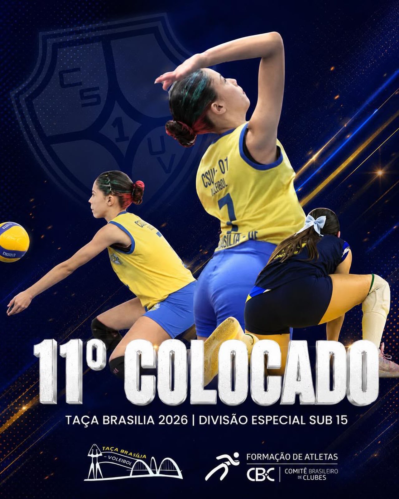 Sub-14: uma estreia para se orgulhar
Nossa equipe Sub-14 fez sua estreia em competições oficiais encarando um desafio ainda maior: disputar uma categoria acima, no Sub-15, enfrentando adversárias mais experientes e equipes de alto nível técnico.
Mesmo diante desse cenário, nossas atletas demonstraram coragem, determinação e muita vontade de competir, lutando por cada ponto e se entregando até o último instante de cada partida.
Foi emocionante acompanhar a dedicação, o espírito de equipe e a evolução apresentada ao longo da competição. Mais do que resultados, nossas meninas mostraram personalidade, confiança e um futuro extremamente promissor.
Parabéns a todas as atletas e à comissão técnica por essa estreia marcante. Que este seja apenas o primeiro capítulo de uma trajetória repleta de conquistas e aprendizados.
Vocês honraram nossa camisa com raça, coragem e dedicação, representando nosso clube com orgulho em cada ponto disputado. Temos muito orgulho de cada uma de vocês.