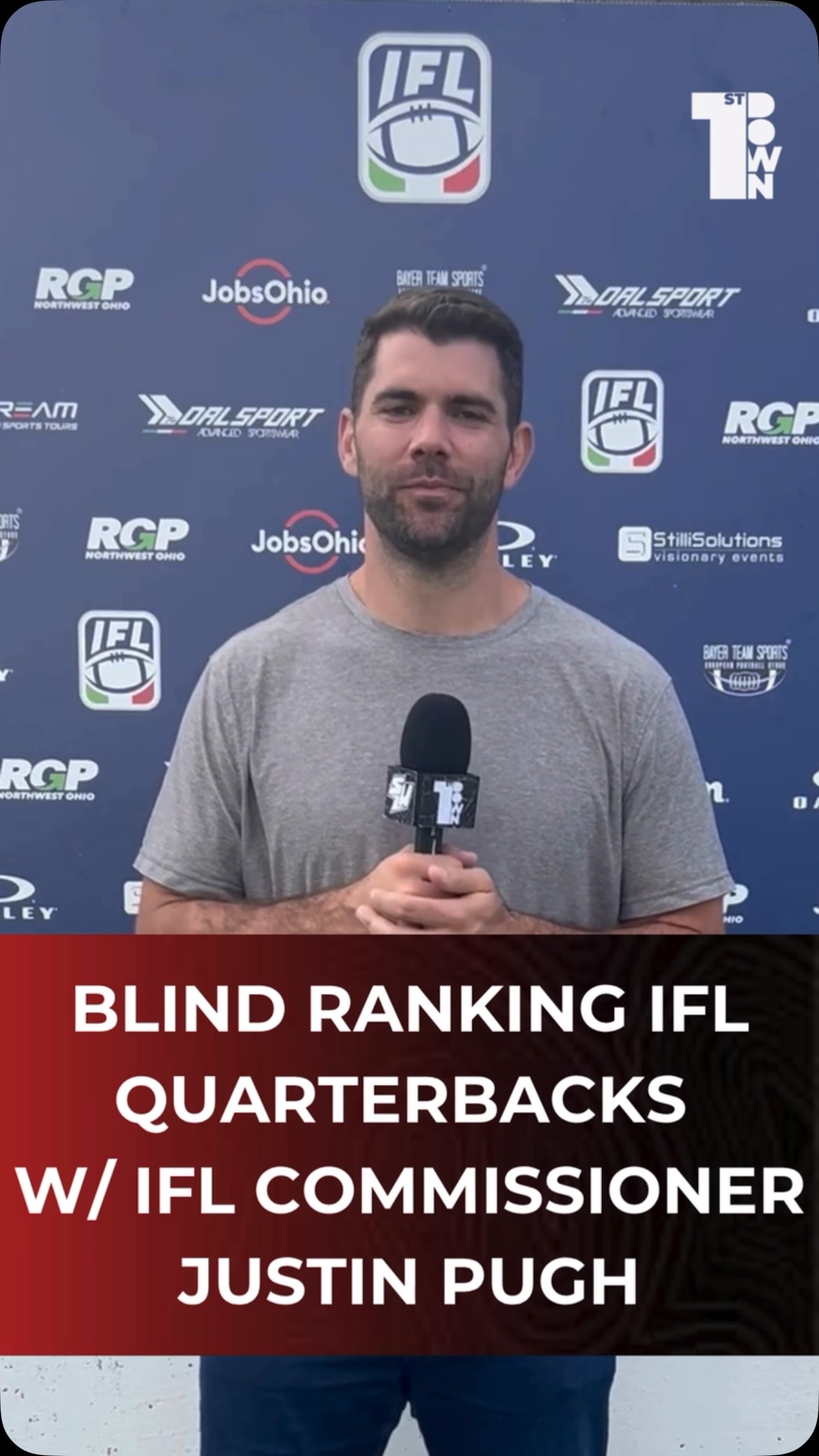 IFL Commissioner Justin Pugh Blind-Ranks IFL Quarterbacks‼️
#firstdownmag #italianfootballleague #ifl #blindranking #quarterback