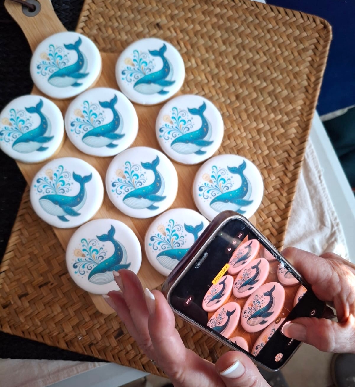 Taking photos of cookies is a big part of the job. Best light, decent props. It takes a bit of effort but is always worth it. Thanks to @bexbourhill for taking this pic!