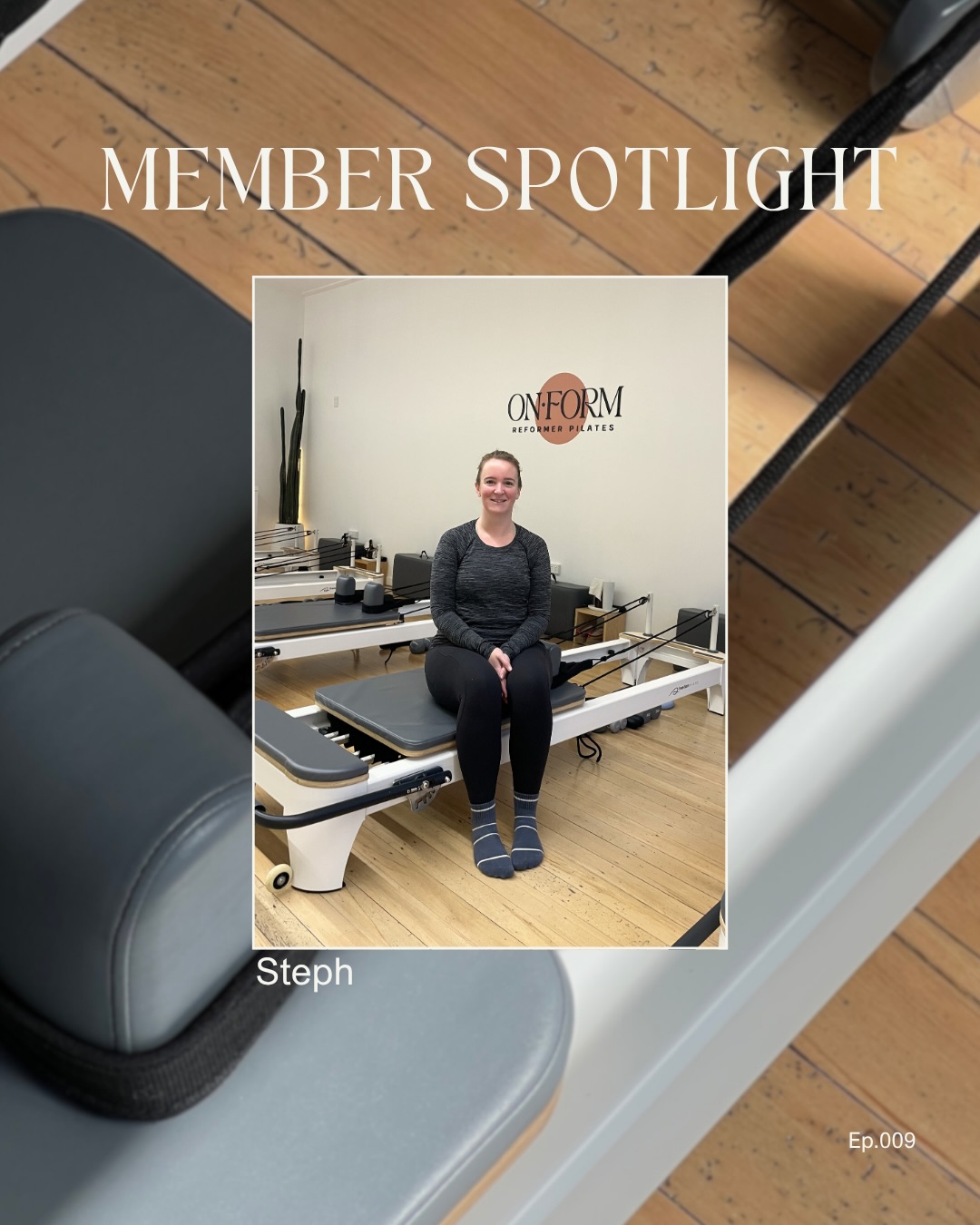 💗 Member Spotlight: Steph 💗
Steph has been around On Form for years and is one of our ride-or-dies.
She’s always up for a challenge, always up for a laugh, and the kind of person you can throw just about anything at and she’ll get stuck in without much fuss. Strong as hell, but never one to make a big deal about it. She’s also one of the OG 6am crew, turning up twice a week for years now, which honestly deserves a medal.
A lover of the outdoors and a genuinely thoughtful human, Steph has been a big part of the On Form community for years and is always good to have in the room.
We’re pretty lucky to call her one of ours 🤍
#OnFormStudio #MemberSpotlight #reformerpilates