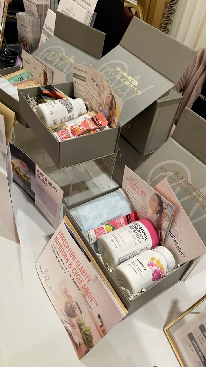 I love when months of hard work finally come together!
It has been such a rewarding experience working with Cheval Wellness and Dr. Angela Mineo to bring this vision to life.
Together, we created these beautiful custom wellness boxes featuring her logo in elegant gold foil, along with custom gold foil messaging inside each box for an elevated unboxing experience.
Each box was thoughtfully designed around one of three focus areas: hormone health, metabolic health, and fertility support. Inside, clients will find carefully selected products, a personalized introduction card, an invitation to schedule their next appointment, and a custom booklet filled with recipes, resources, and practical tools to support them throughout their wellness journey.
From the branding and packaging design to the printed materials and overall client experience, every detail was intentionally planned to create something both beautiful and meaningful.
This is what strategic design looks like: creating a cohesive experience that supports your brand, strengthens client connections, and leaves a lasting impression.
What do you think of the final result? Let me know in the comments! 👇
#branddesigner #brandingstudio #graphicdesigner #custumpackaging packagedesign #healthandwellness