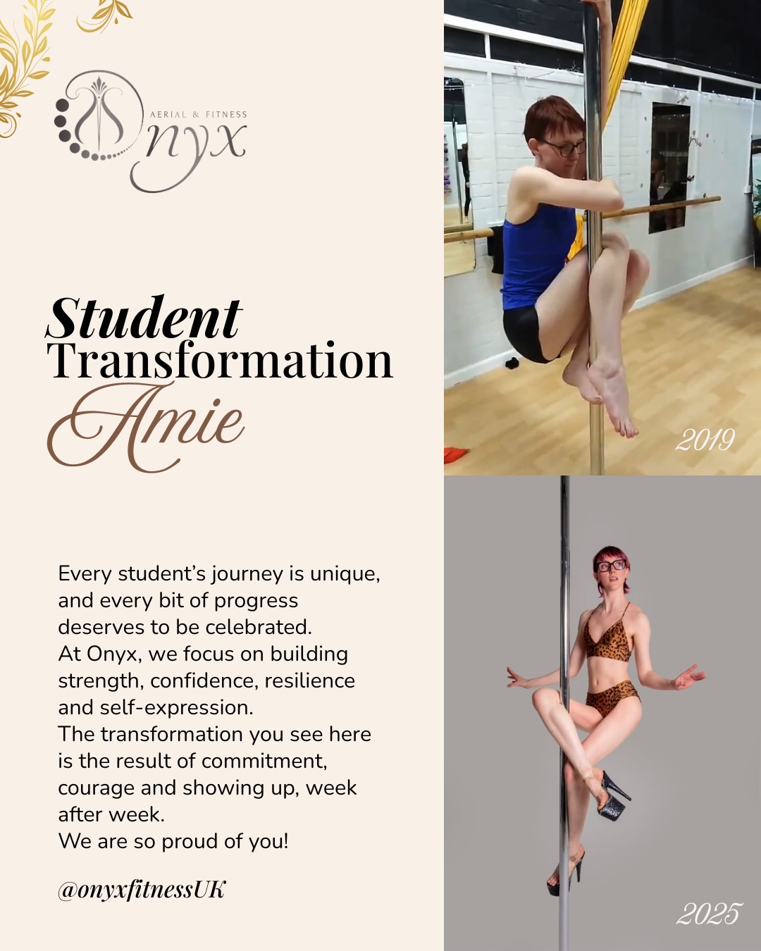 ⭐️ STUDENT TRANSFORMATIONS ⭐️
We are so so proud of you!
@amie_does_pole
@brooketjs.aerial
@sarahs_fitness_journeyx
@_amywatkins_
Transformations come through commitment, consistency and showing up for yourself even on the worst days.
This community supports everyone’s uniqueness as art and we encourage everyone to express themselves with honesty and kindness.
Keep an eye out for our next bundle of transformations! 👁️👏
Join us in class; see our pinned schedule!
#aerial #art #circus #dance #transformation