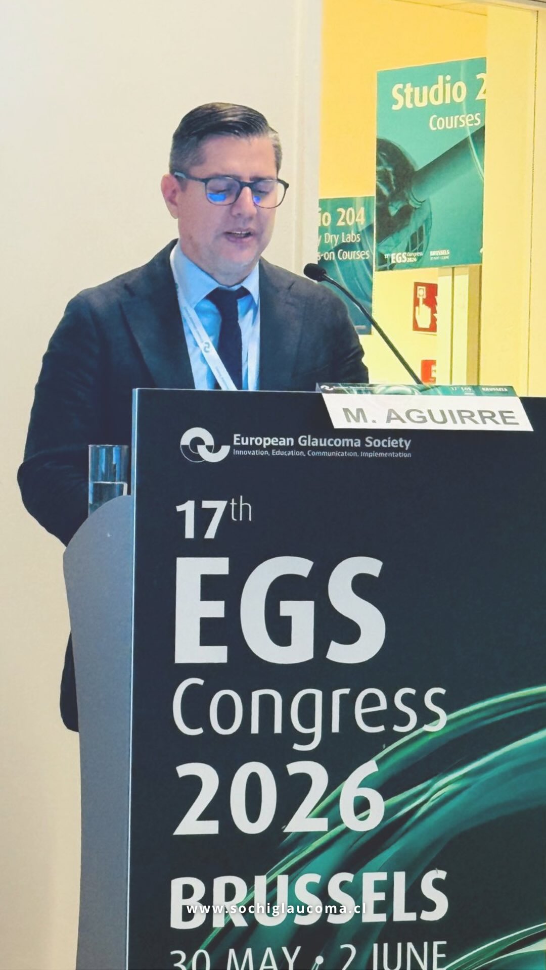 🔹La @dra.alejandra.varas Preaidenta de la Sociedad Chilea de Glaucoma nos muestra en parte de lo que fue la participación de los especialistas chilenos en el European Glaucoma Congress 2026 en Bruselas
Como SOCHIGLAUCOMA, estamos comprometidos con la educación continua y el avance del conocimiento en glaucoma, con el objetivo de mejorar la atención de los pacientes y prevenir la pérdida visual.
Más información en nuestro sitio web www.sochiglaucoma.cl
📌Este post fue producido con el apoyo de Laboratorio Pasteur a quien agradecemos
#glaucoma #glaucomaawareness