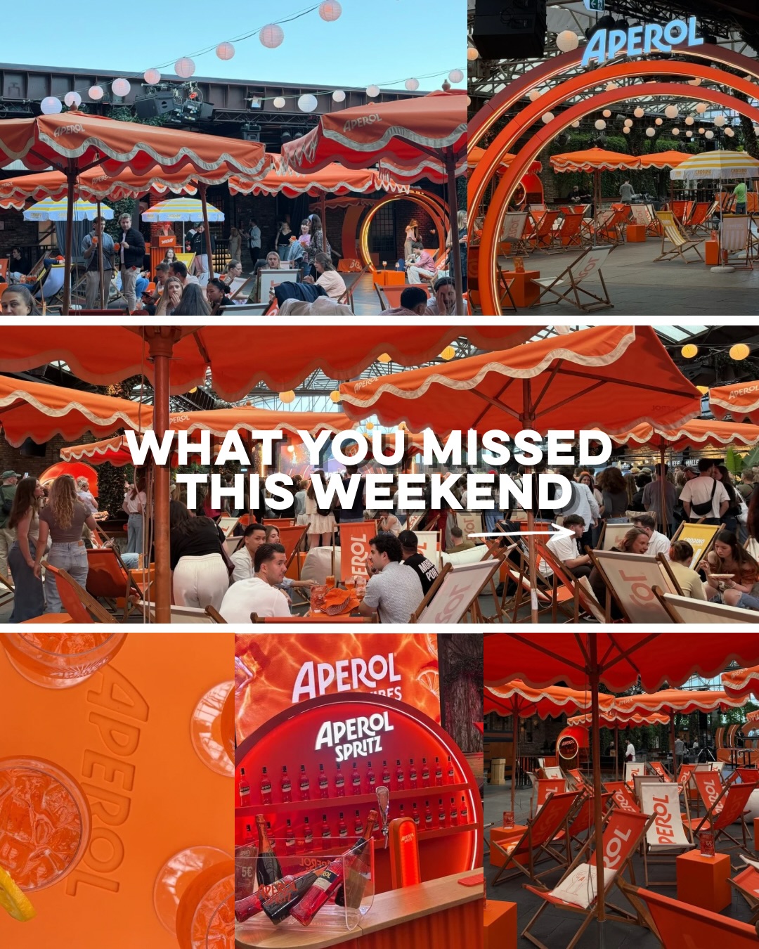 what you missed this Weekend 🍊☀️🪩
➡️ swipe left
Recap APEROL SUNday Vibes✨ @aperol.de
Thank you all for coming🕺
#aperol #aperolsundayvibes #konzert #diehalletor2